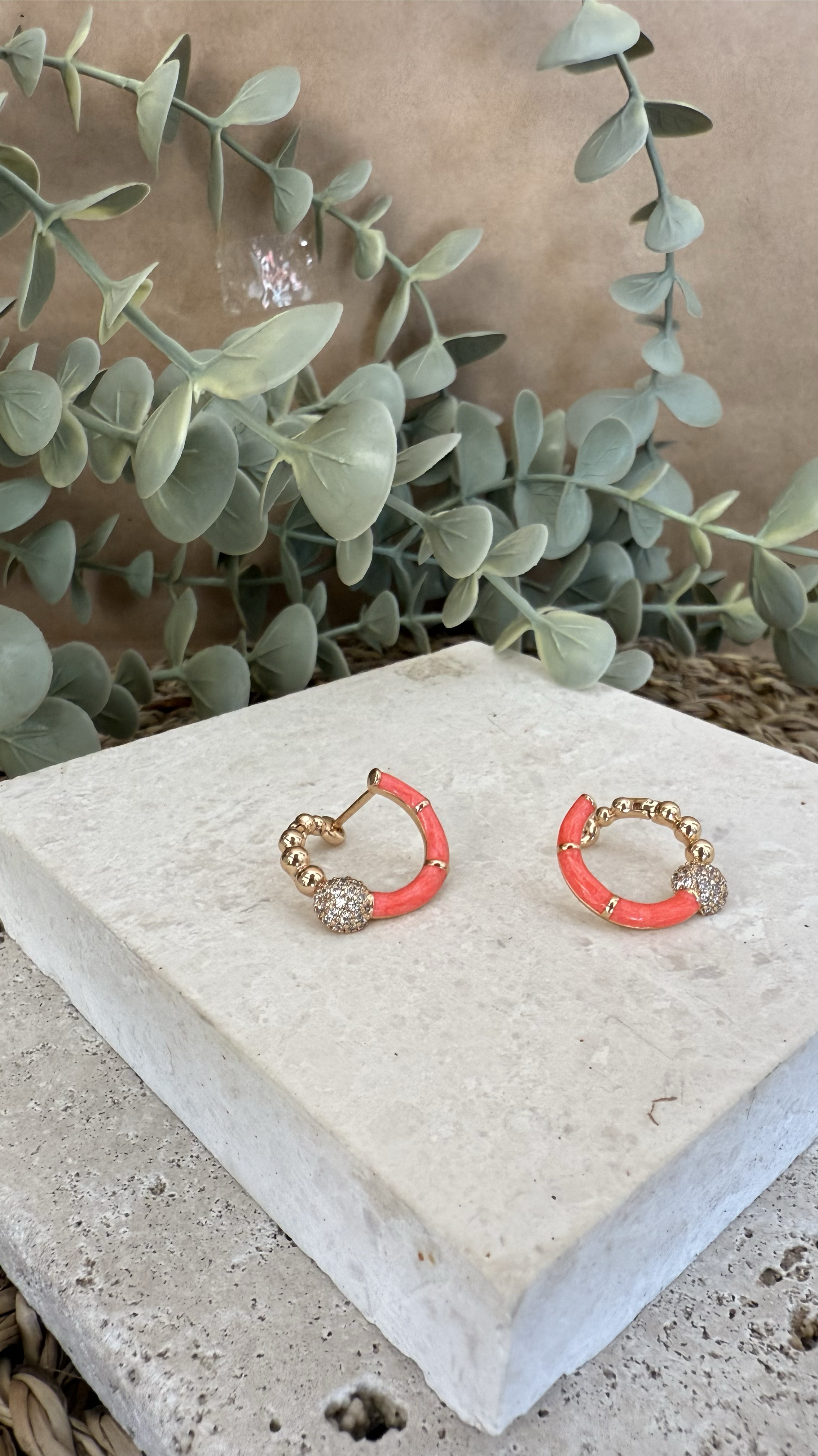 Xuping Gold Renk 14k Küpe