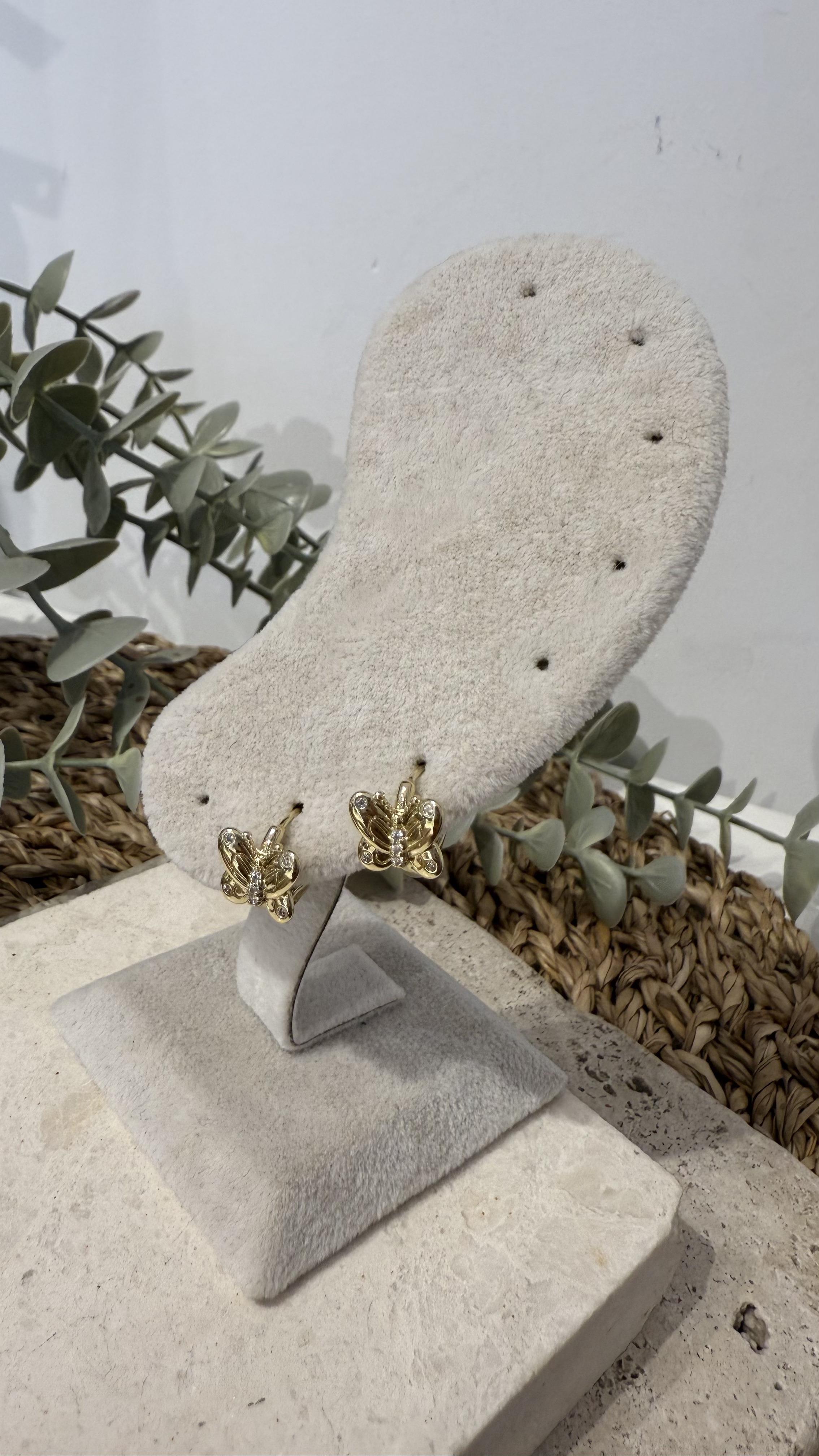 Xuping Özel Seri 14k Gold Renk Küpe