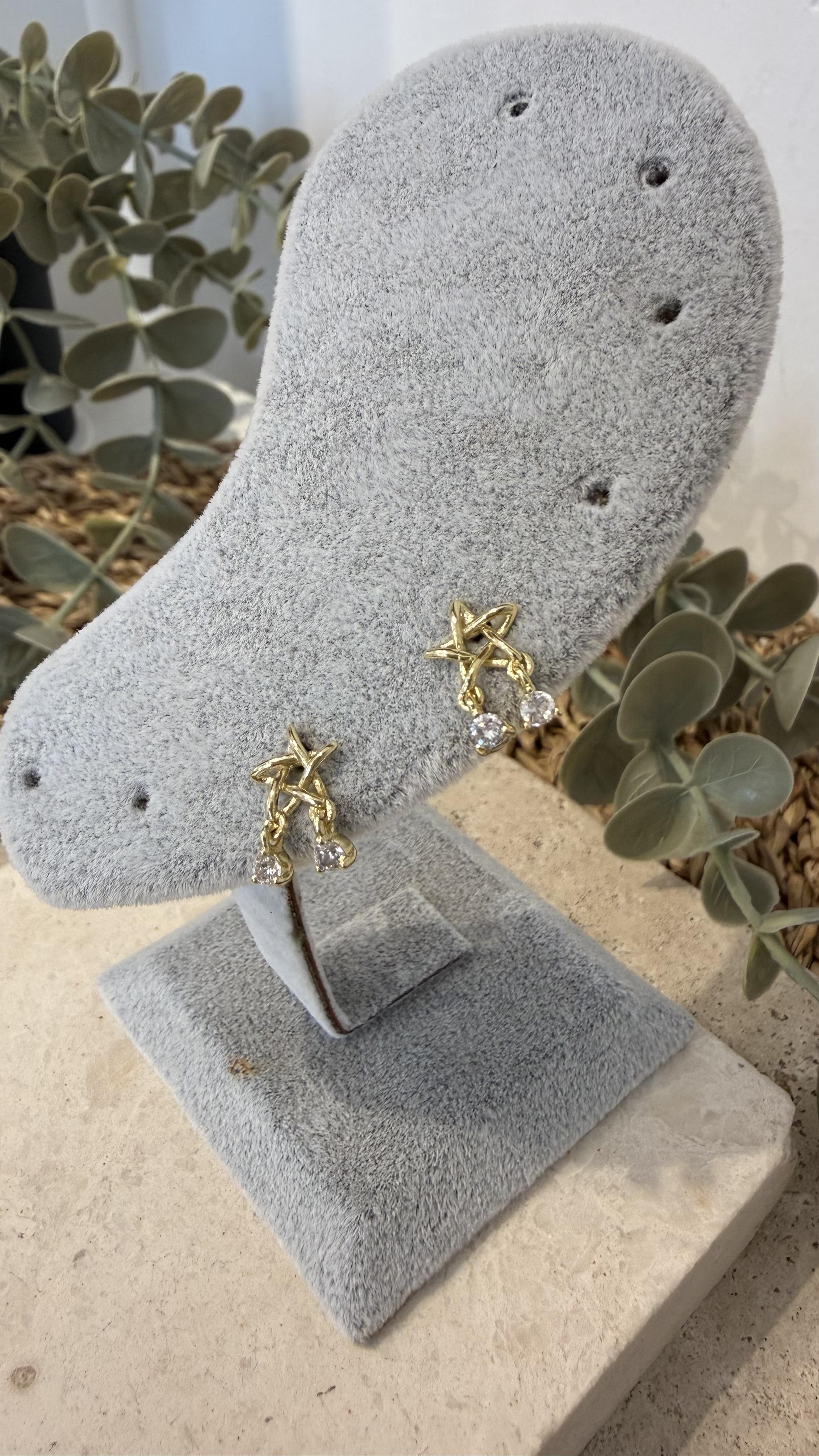 Xuping Özel Seri 14k Gold Renk Küpe