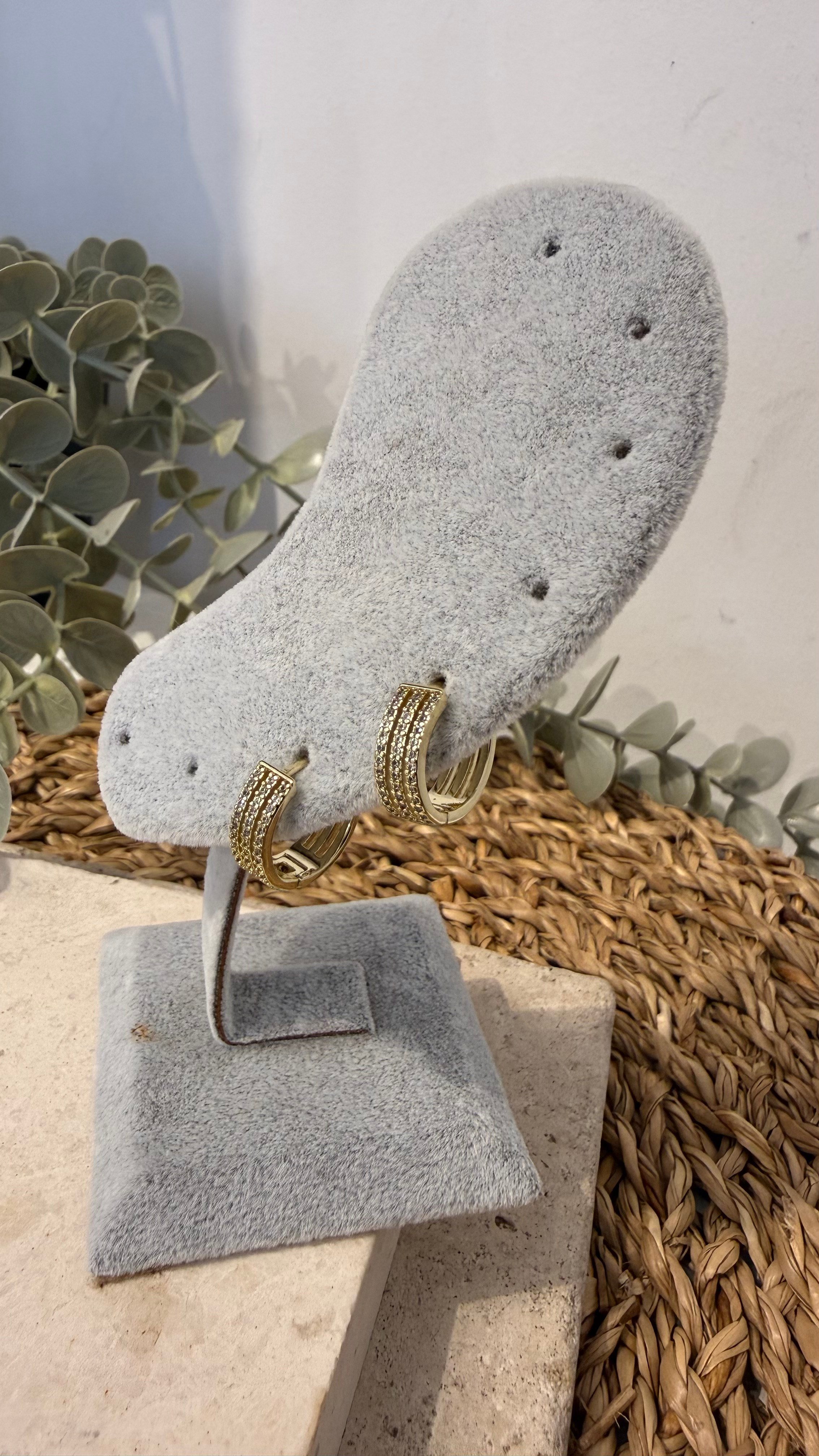 Xuping Özel Seri 14k Gold Renk Küpe