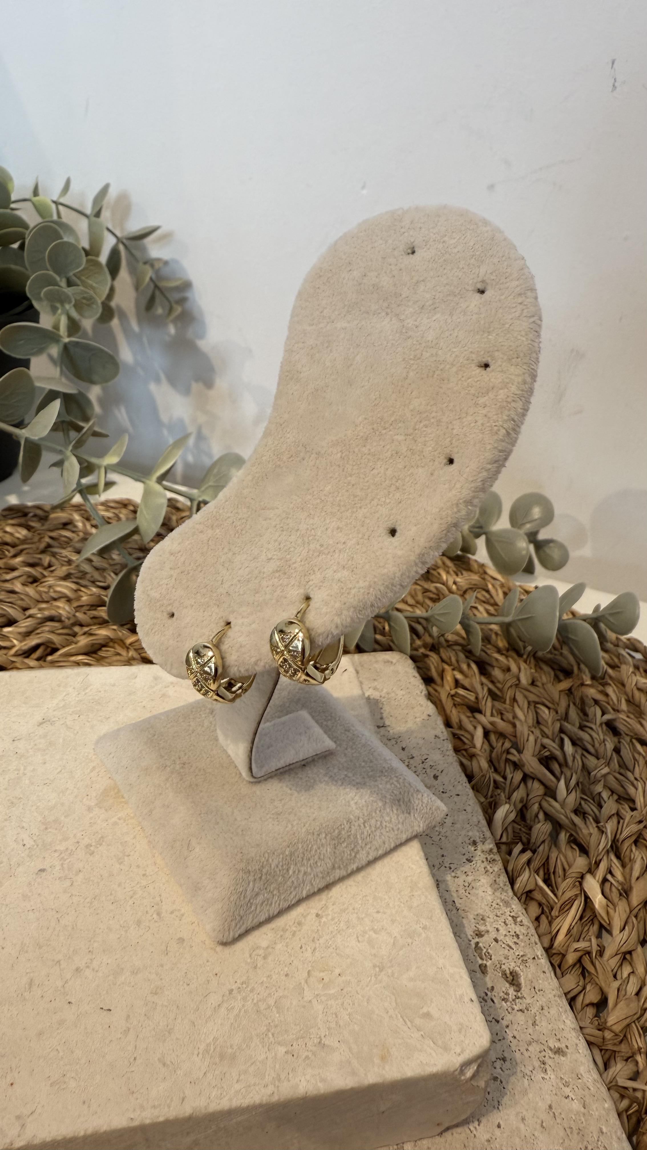 Xuping Özel Seri 14k Gold Renk Küpe