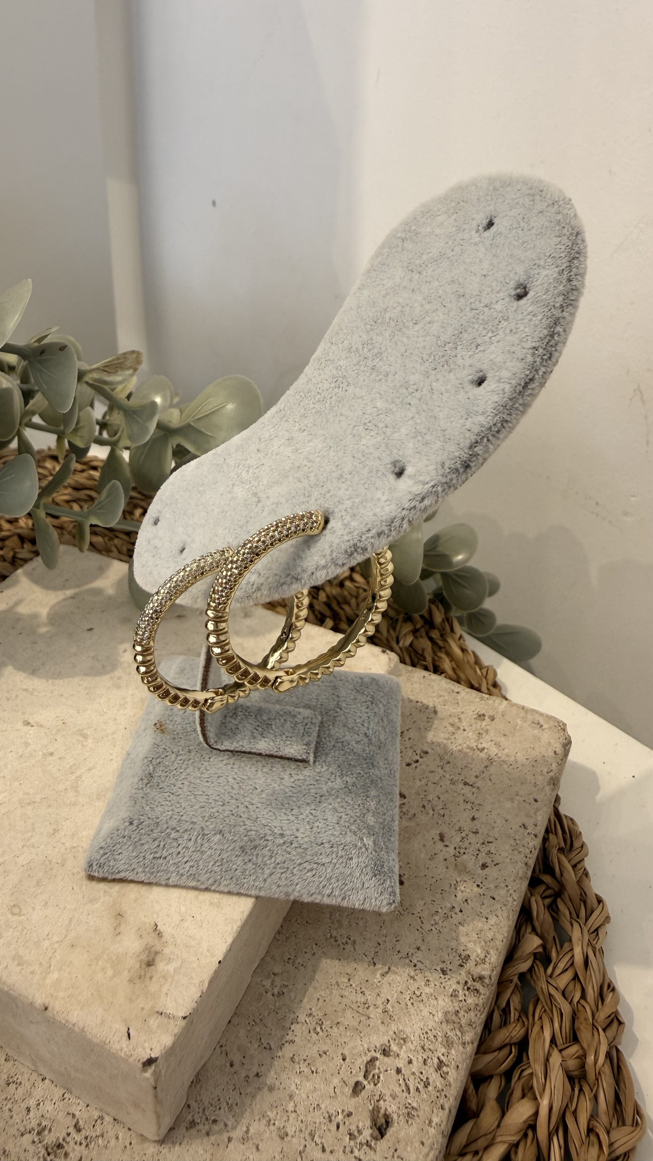 Xuping Özel Seri 14k Gold Renk Küpe