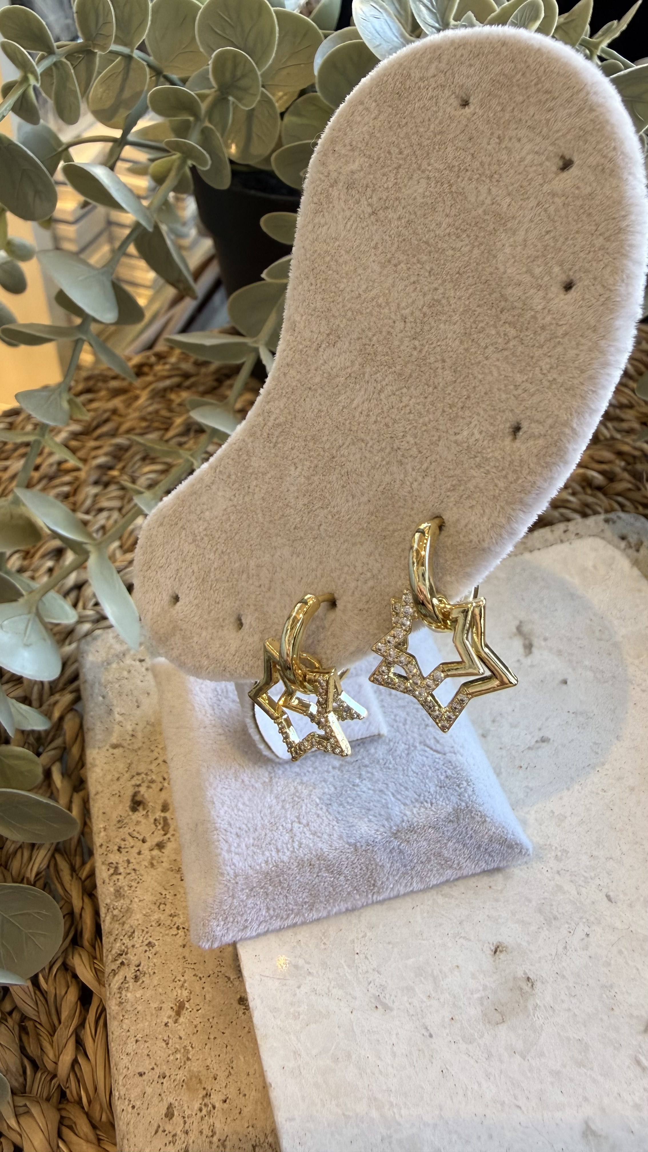 Xuping Özel Seri 14k Gold Renk Küpe