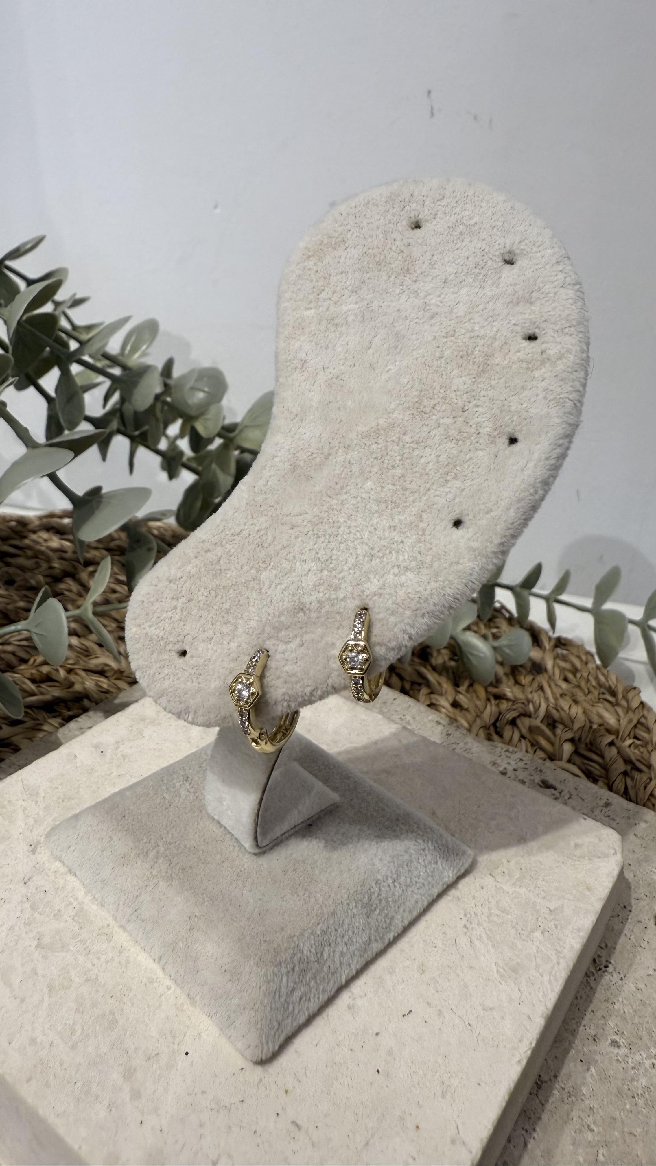 Xuping Özel Seri 14k Gold Renk Küpe
