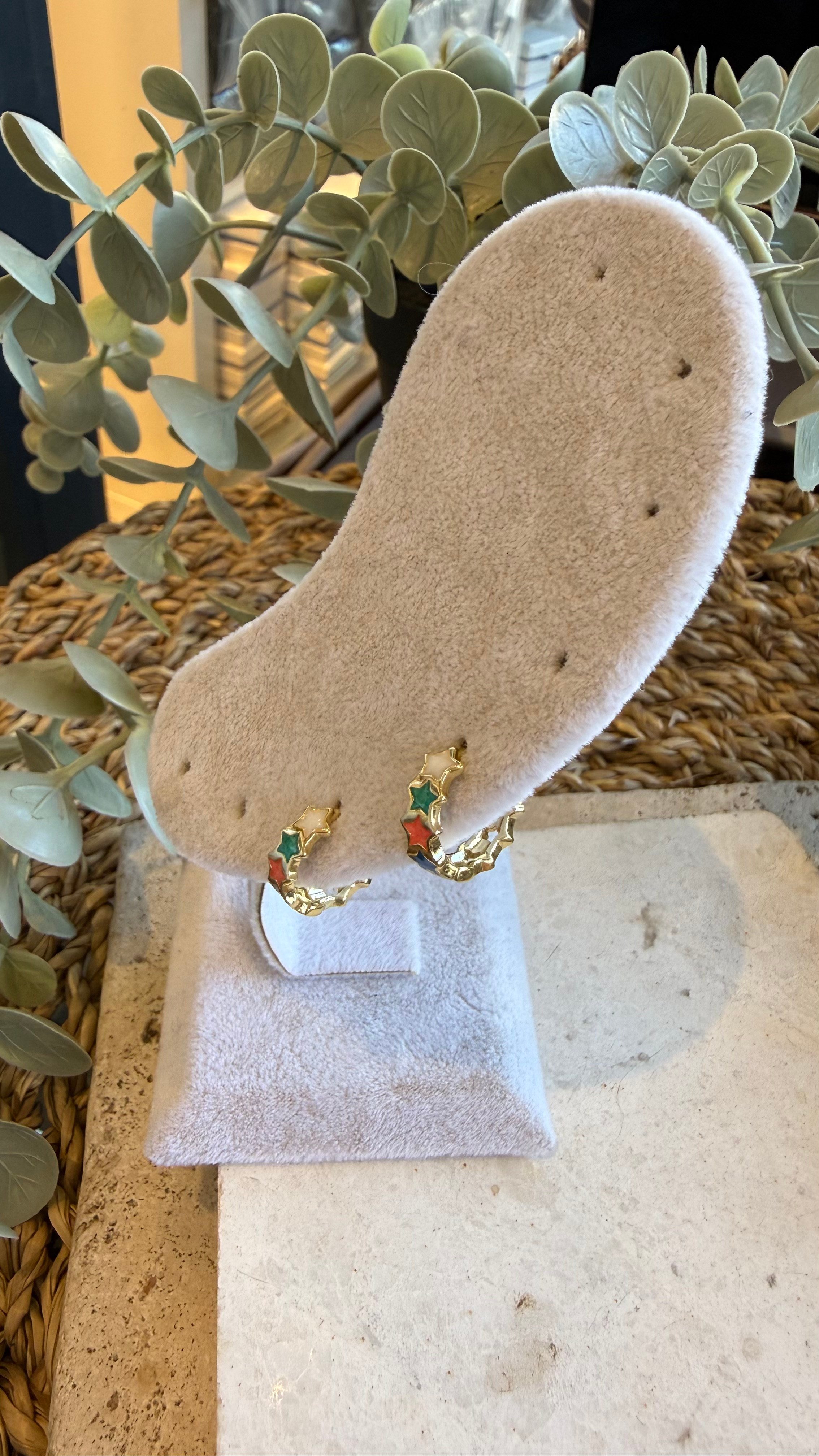 Xuping Özel Seri 14k Gold Renk Küpe