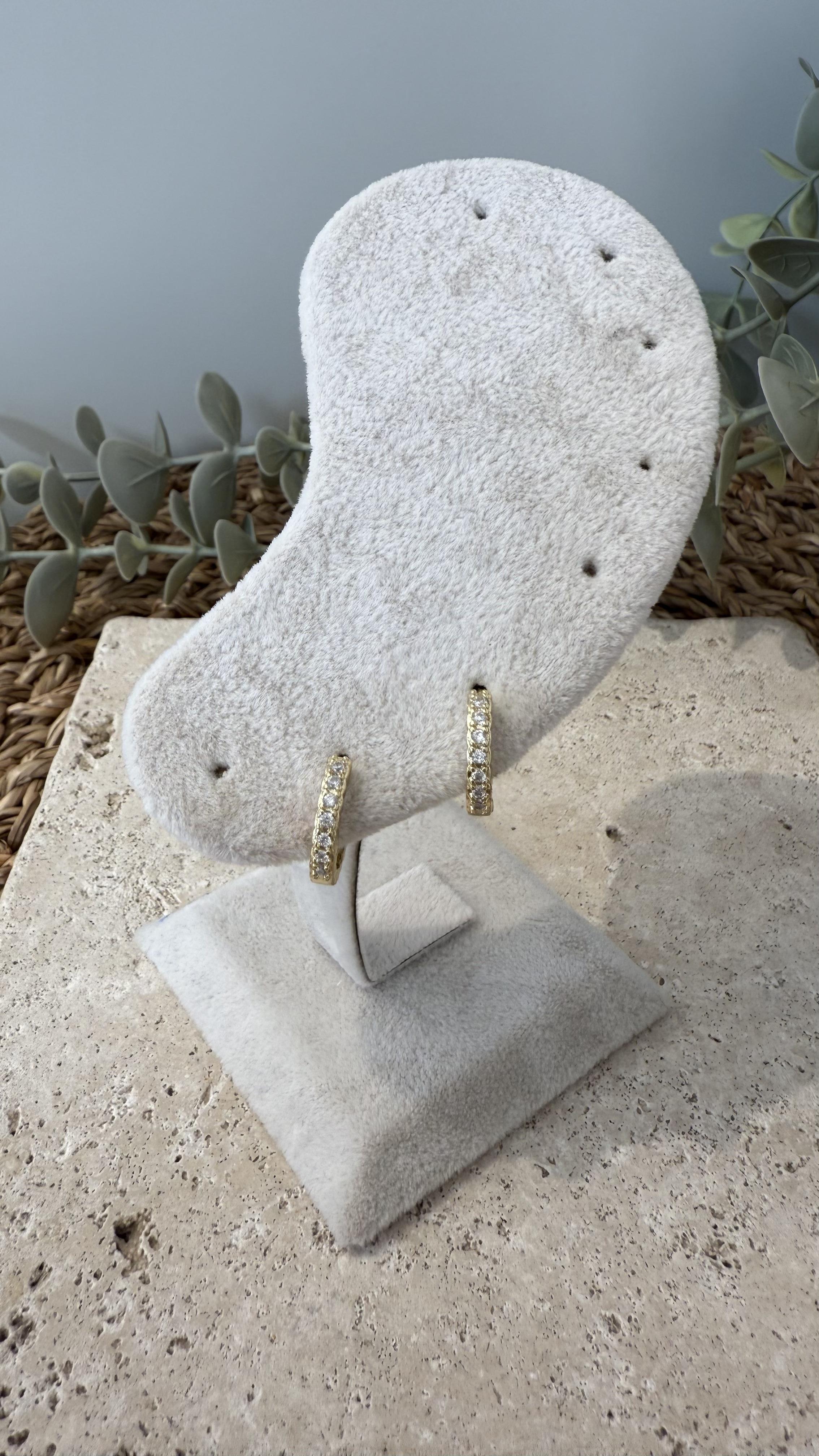 Xuping Özel Seri 14k Gold Renk Küpe