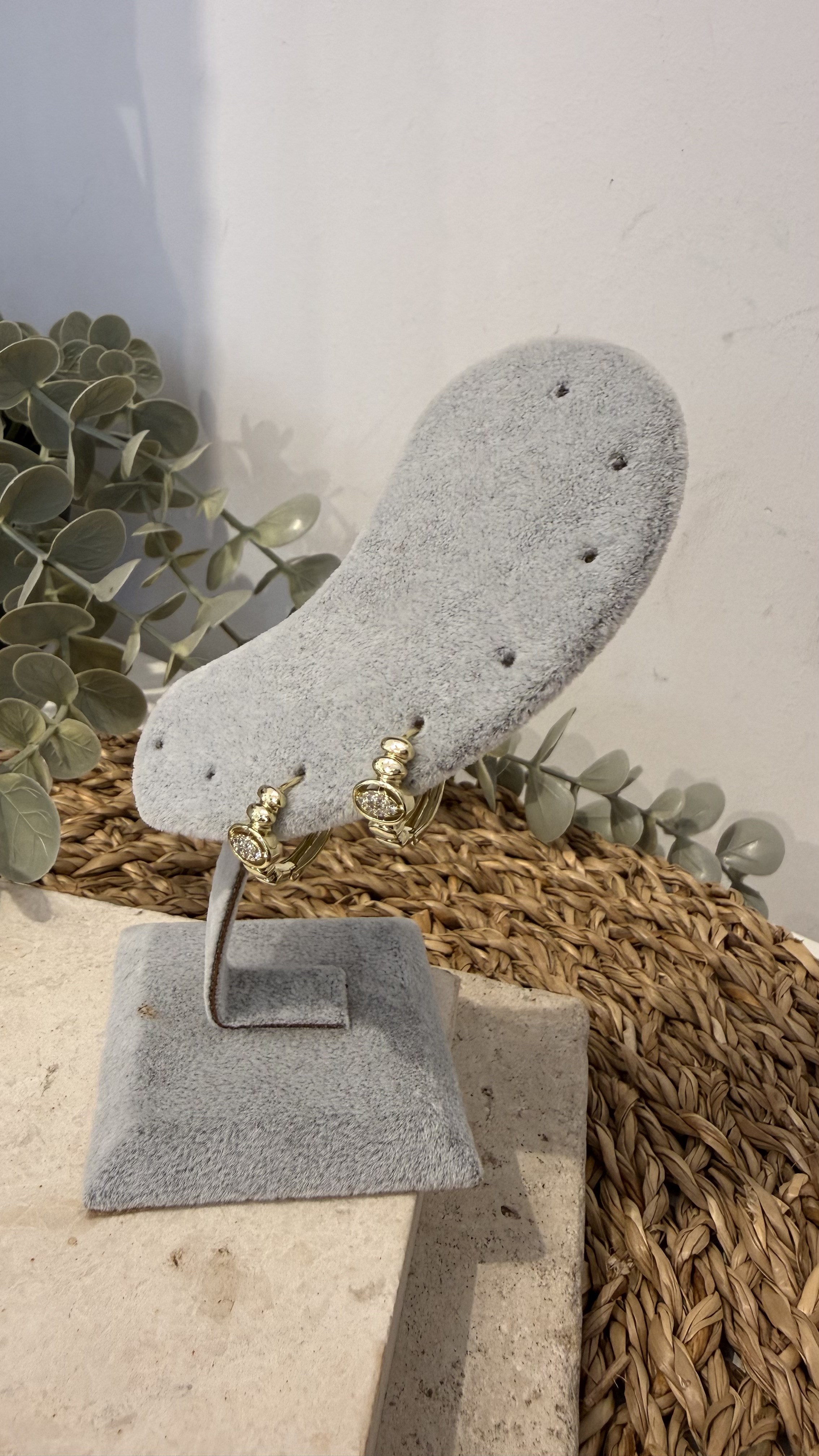 Xuping Özel Seri 14k Gold Renk Küpe