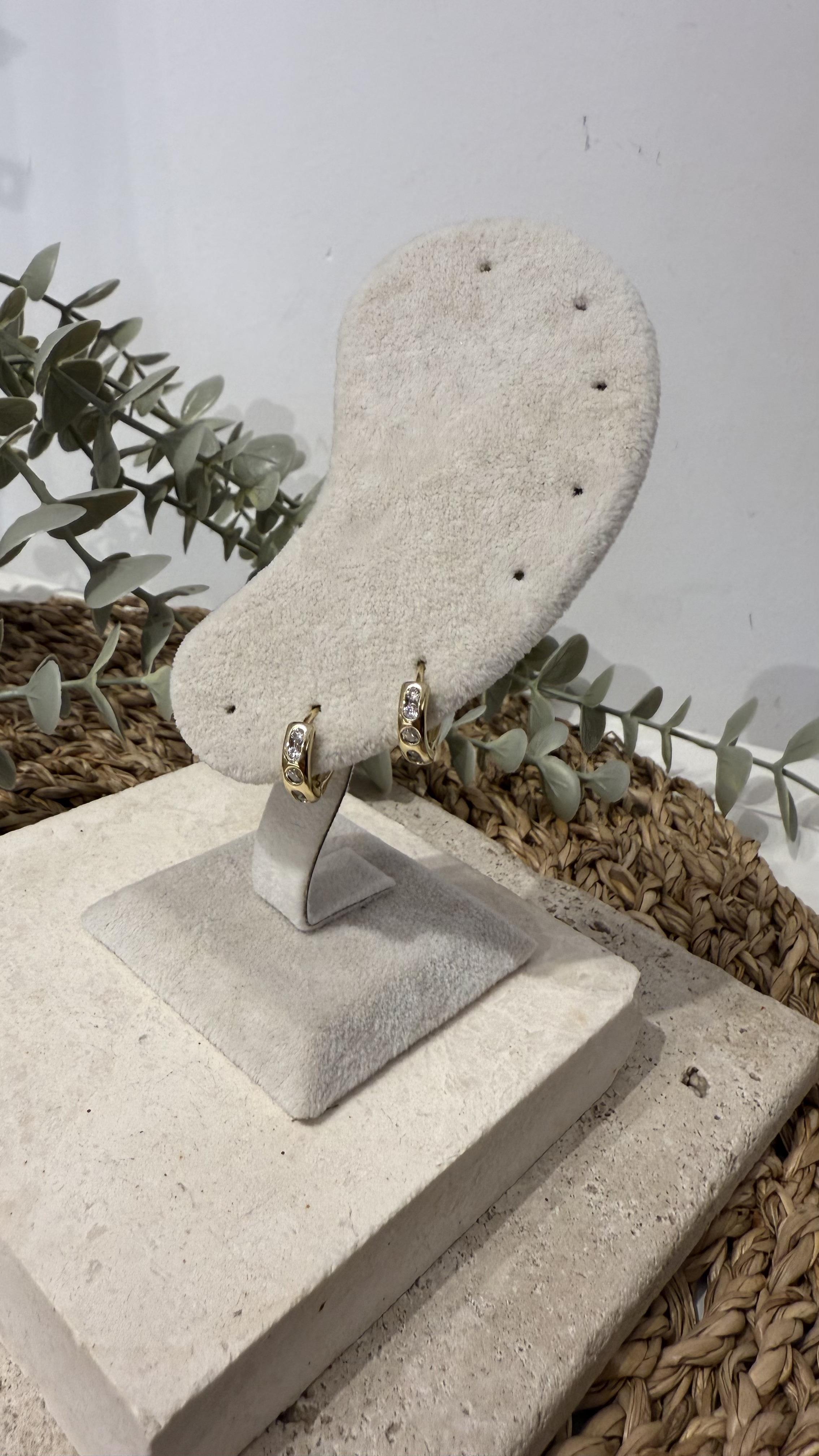 Xuping Özel Seri 14k Gold Renk Küpe