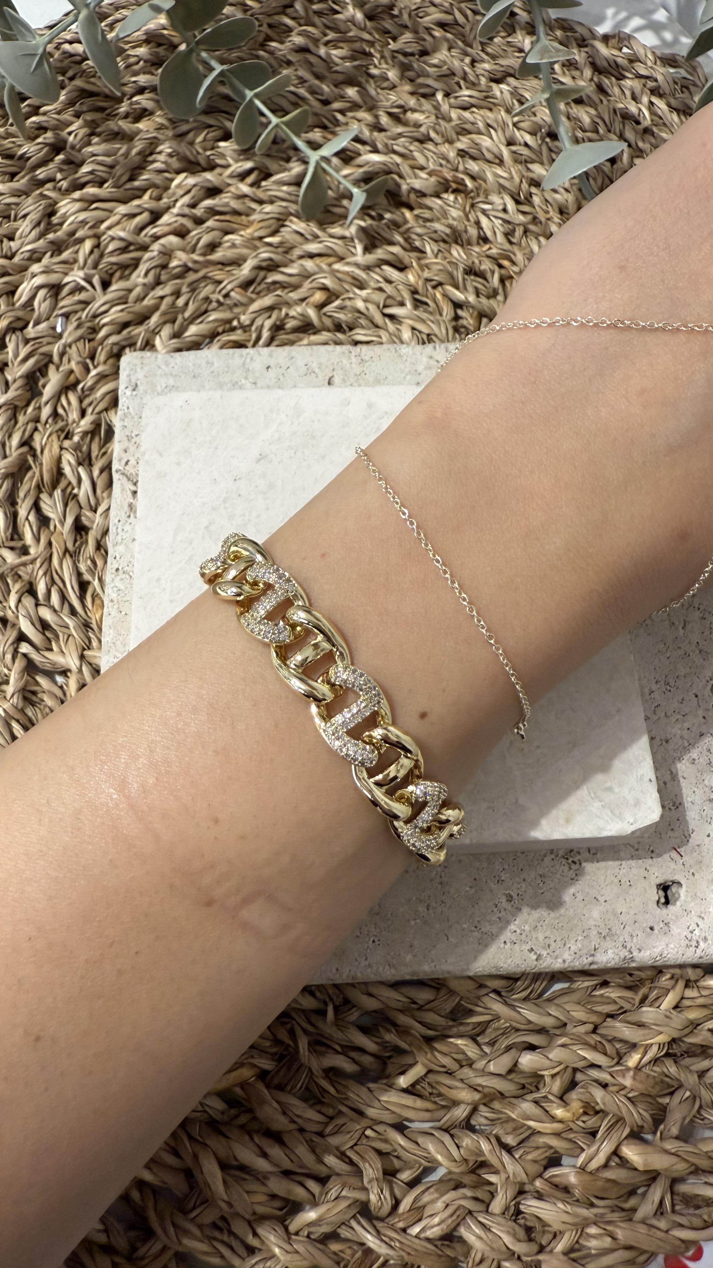 Xuping Özel Seri Gold Renk 14k Bileklik