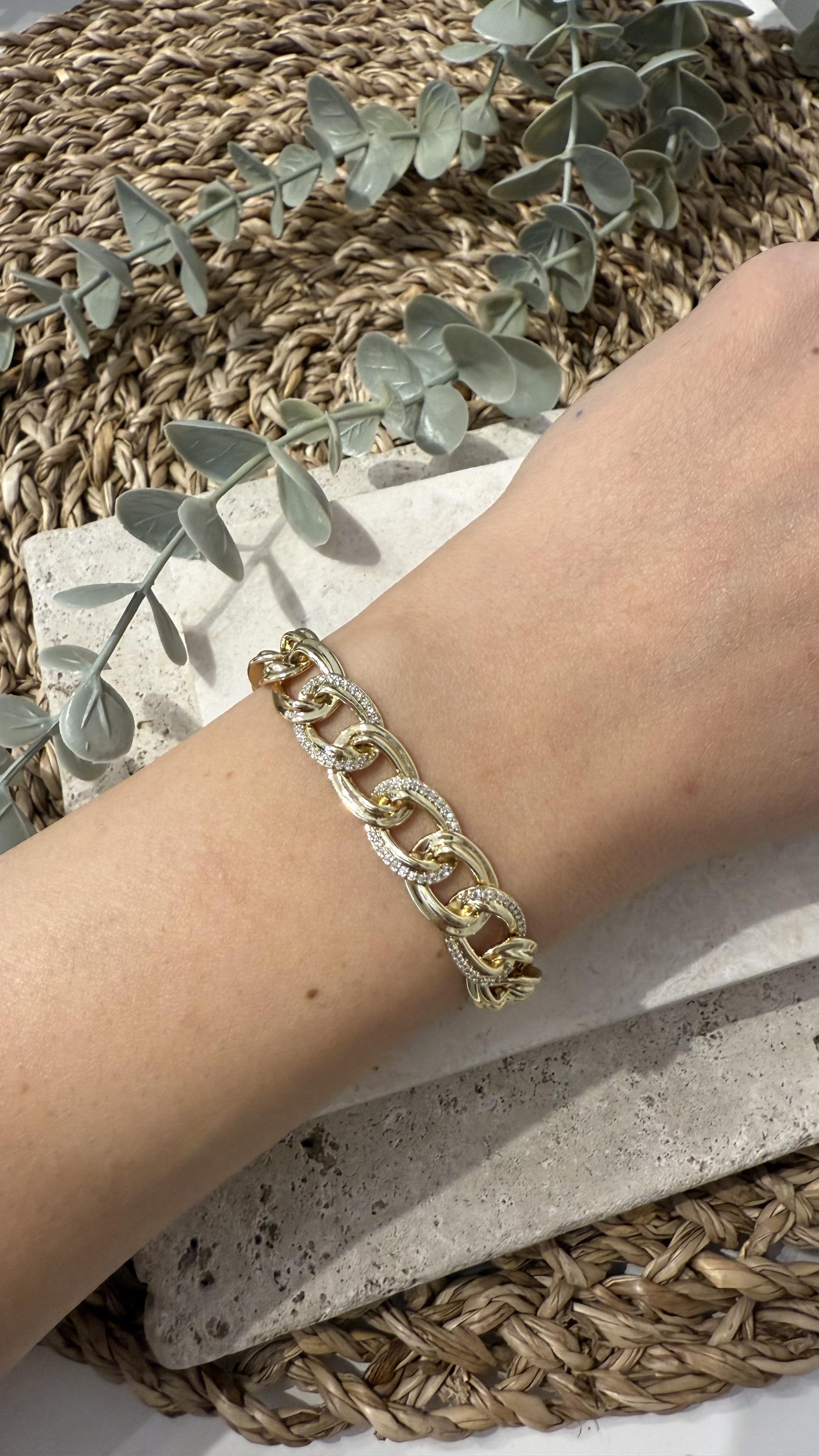 Xuping Özel Seri Gold Renk 14k Bileklik