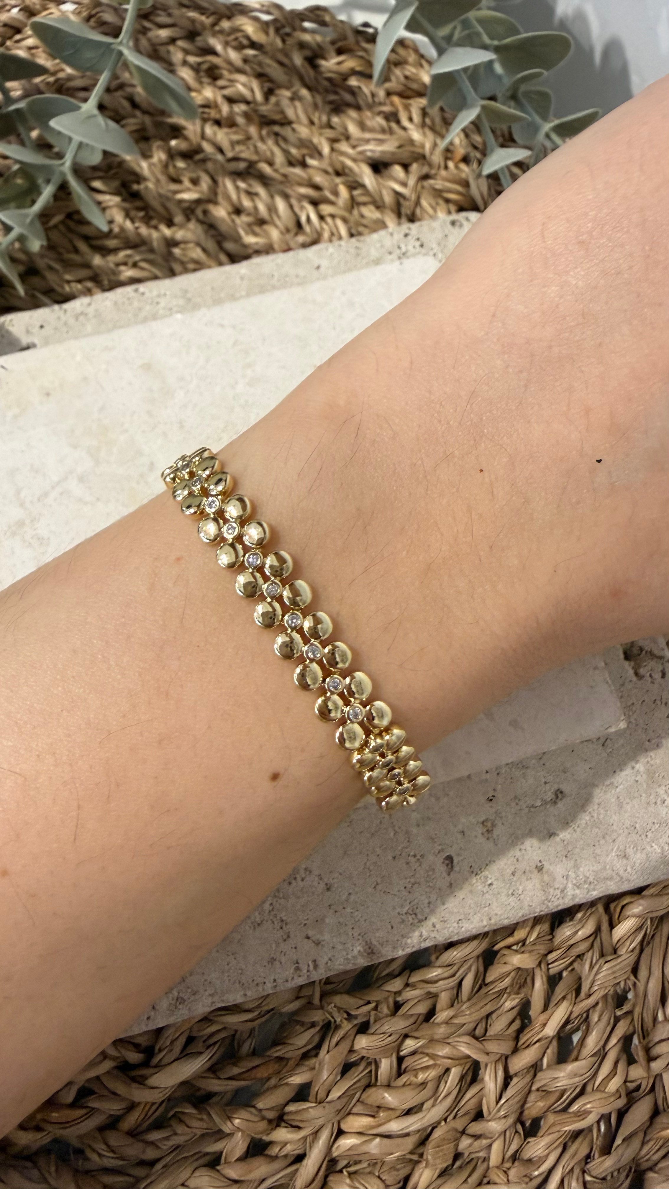 Xuping Özel Seri Gold Renk 14k Bileklik