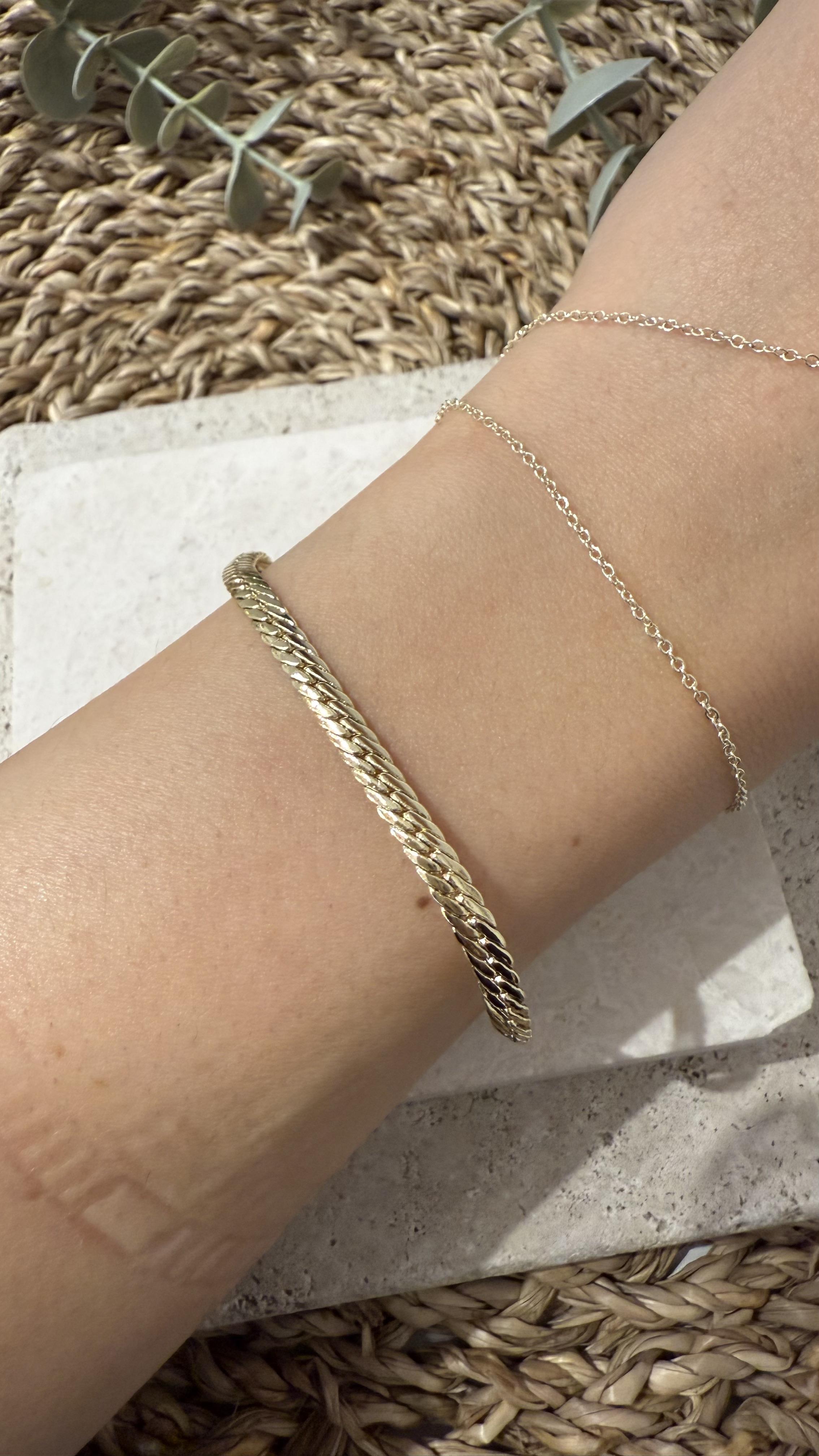 Xuping Özel Seri Gold Renk 14k Bileklik