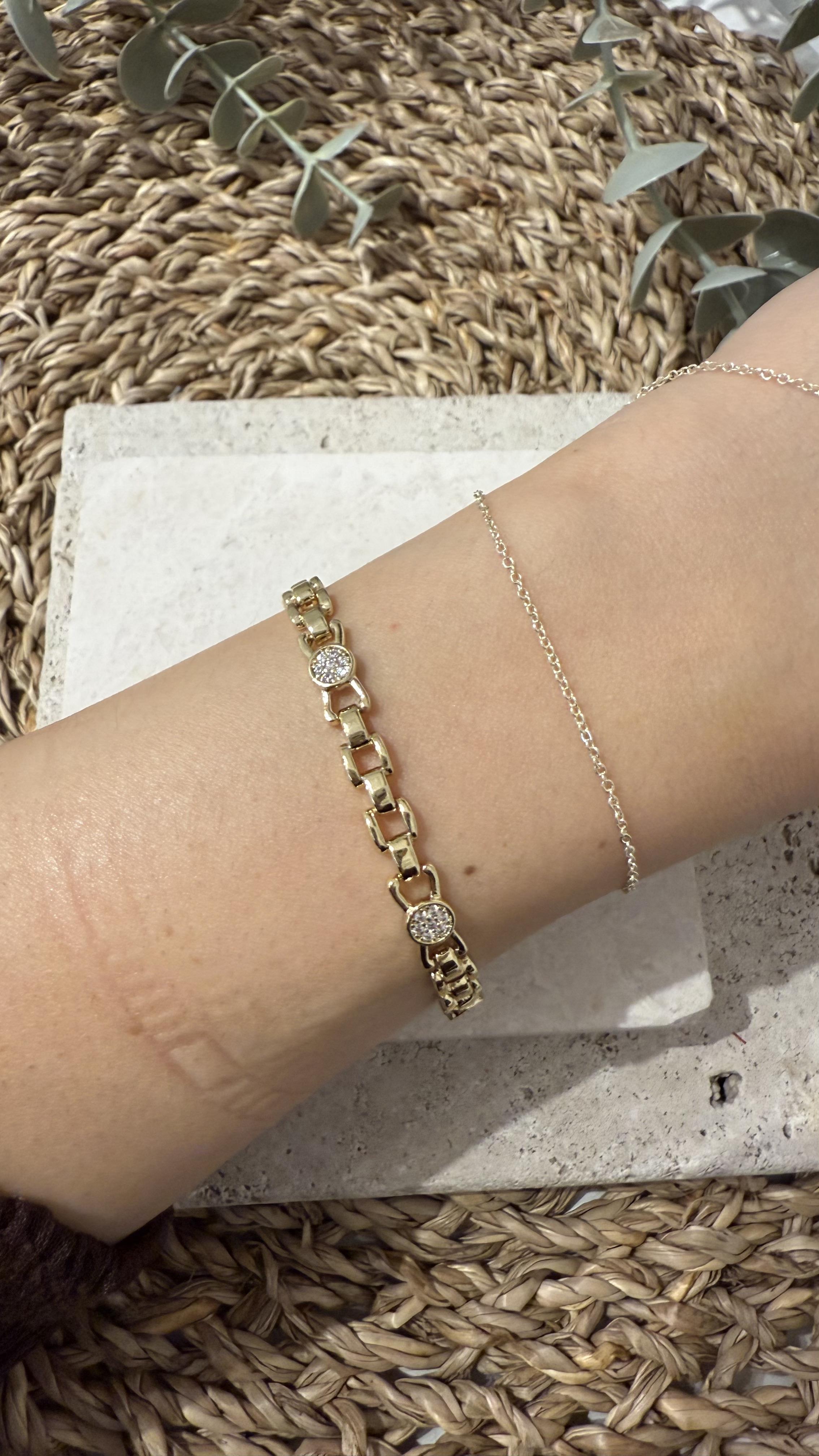 Xuping Özel Seri Gold Renk 14k Bileklik