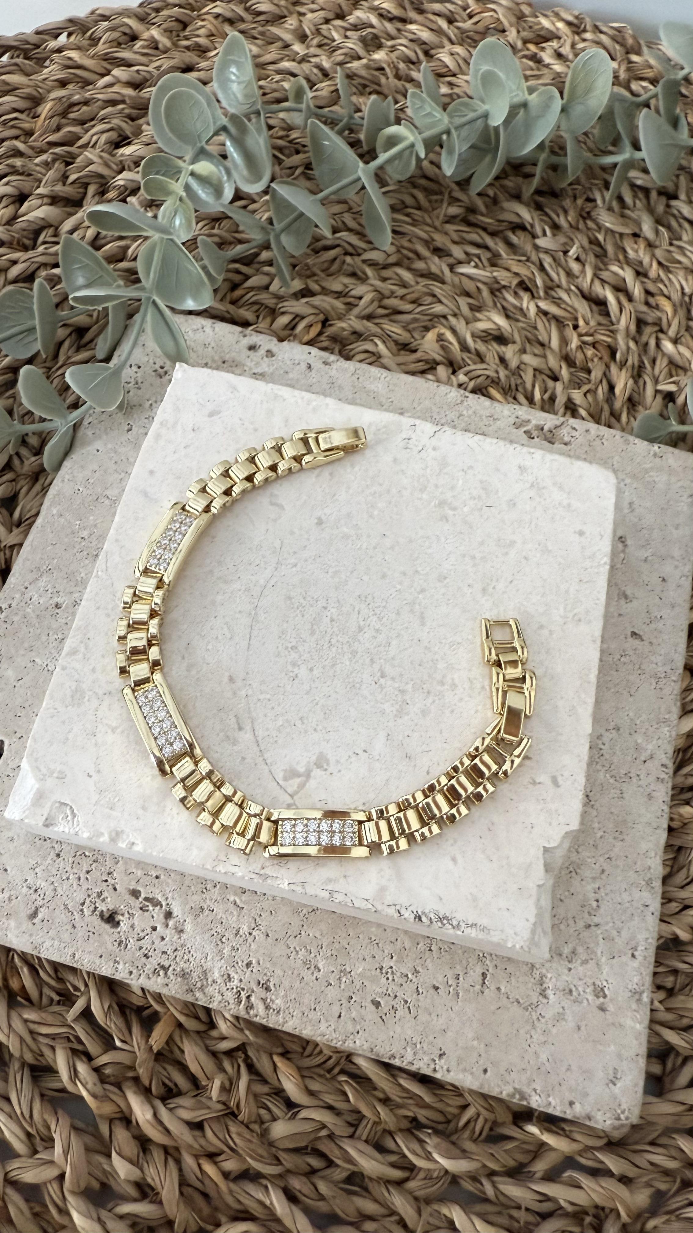 Xuping Özel Seri Gold Renk 14k Bileklik