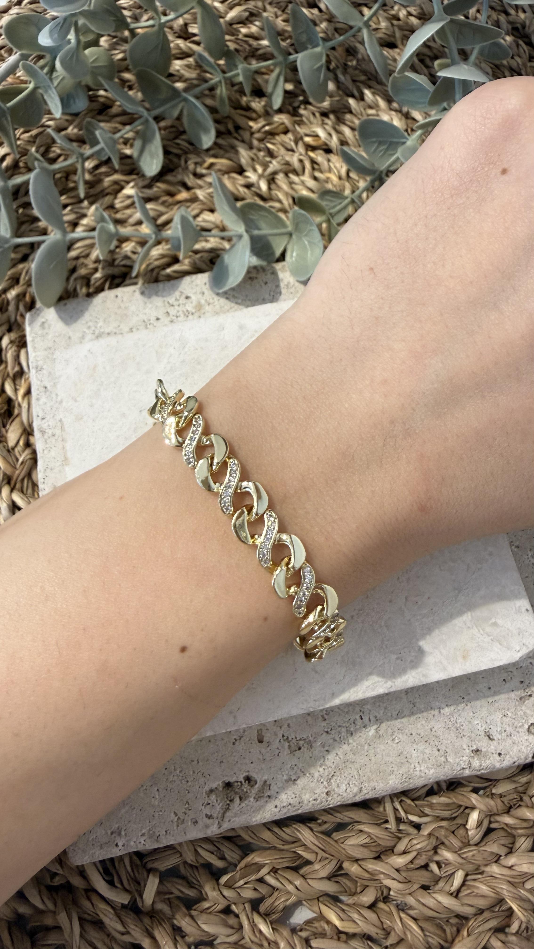 Xuping Özel Seri Gold Renk 14k Bileklik