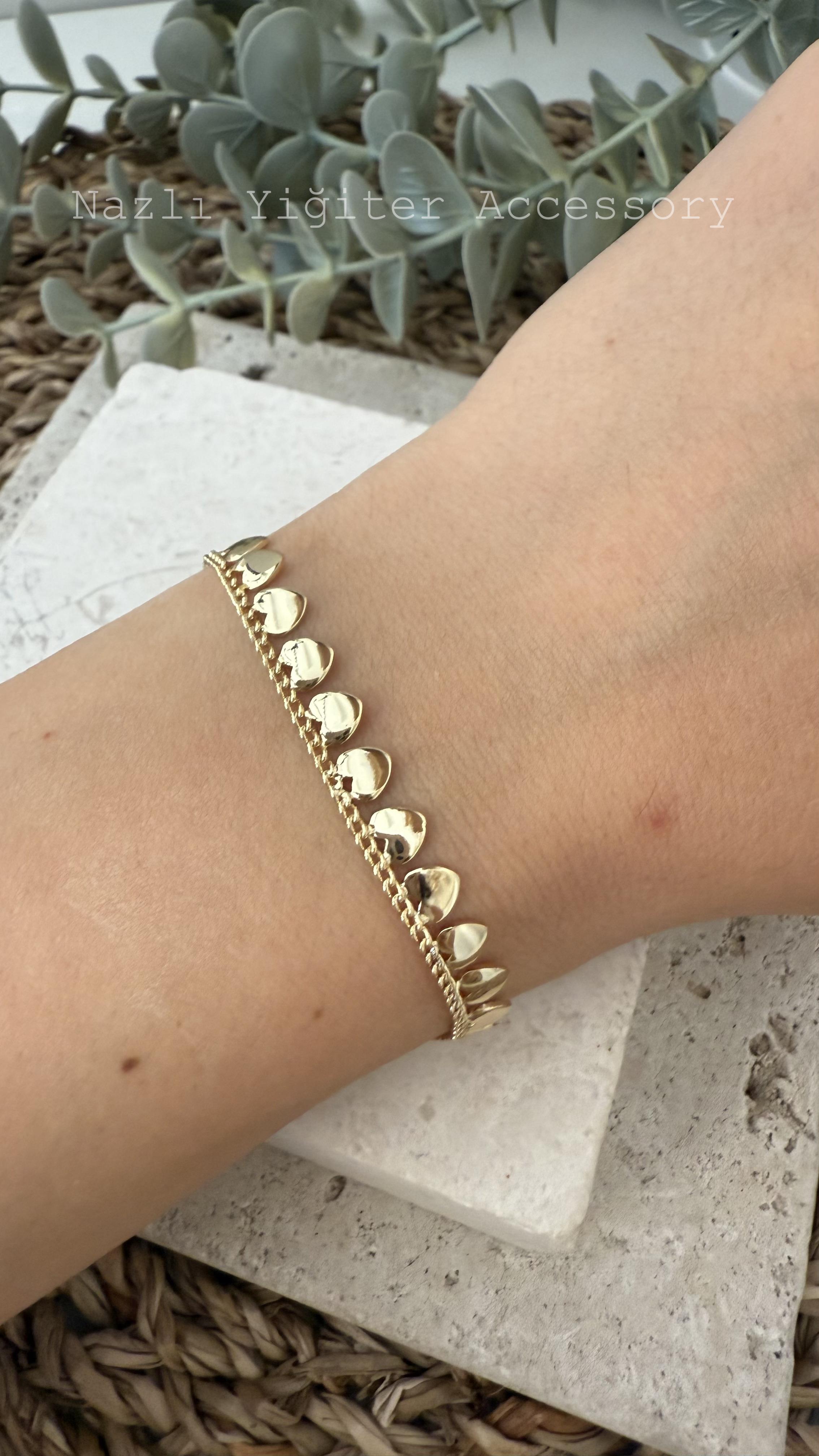Xuping Özel Seri Gold Renk 14k Bileklik