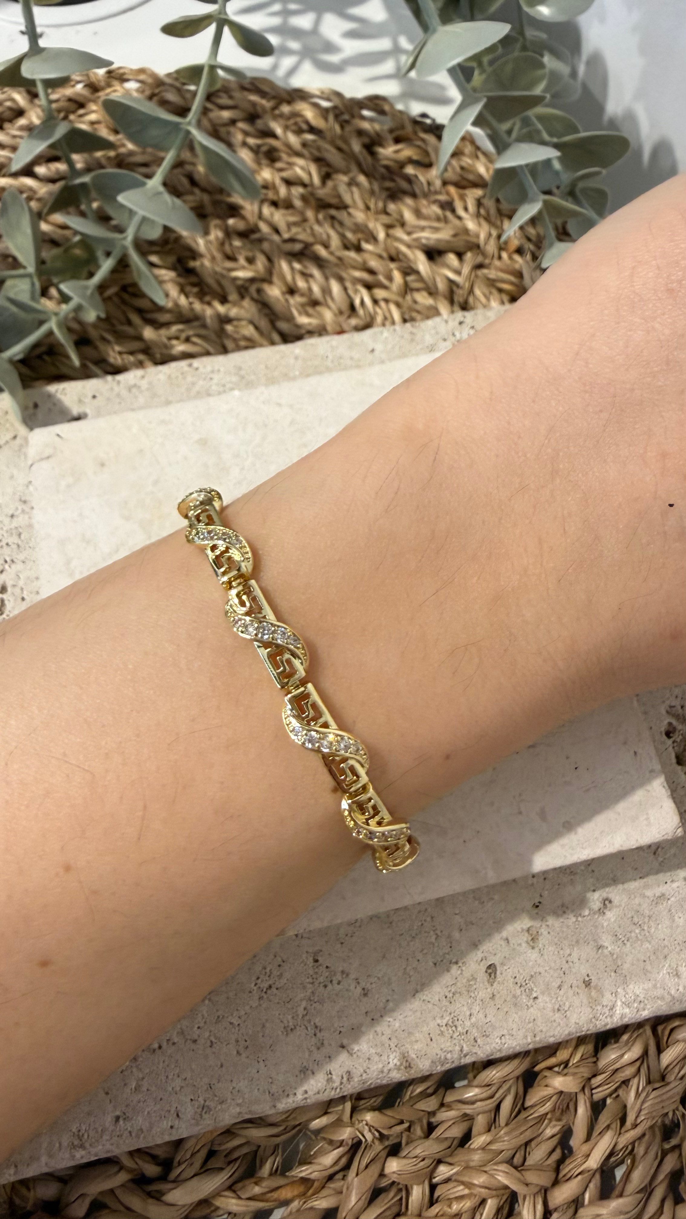 Xuping Özel Seri Gold Renk 14k Bileklik