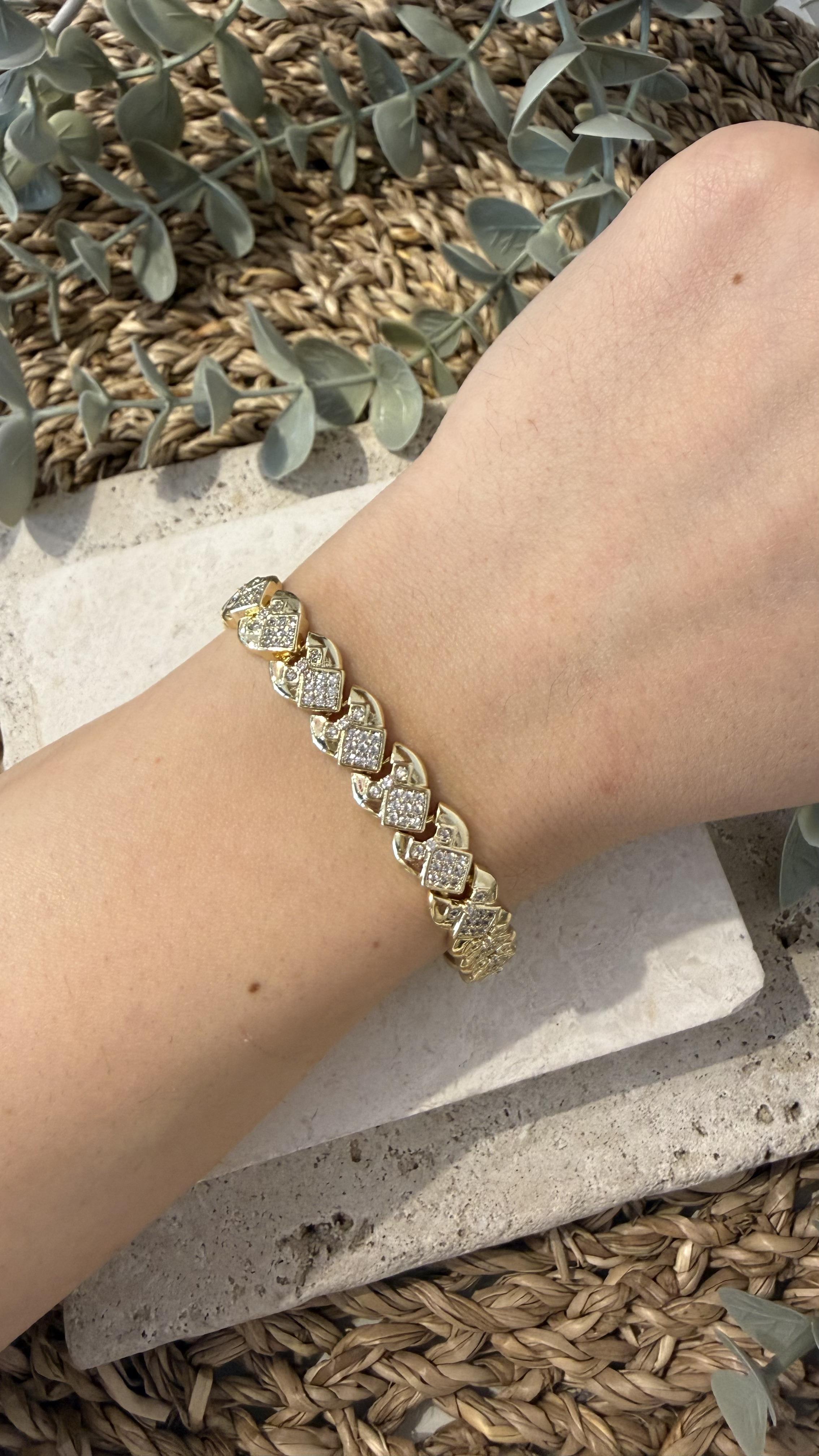 Xuping Özel Seri Gold Renk 14k Bileklik