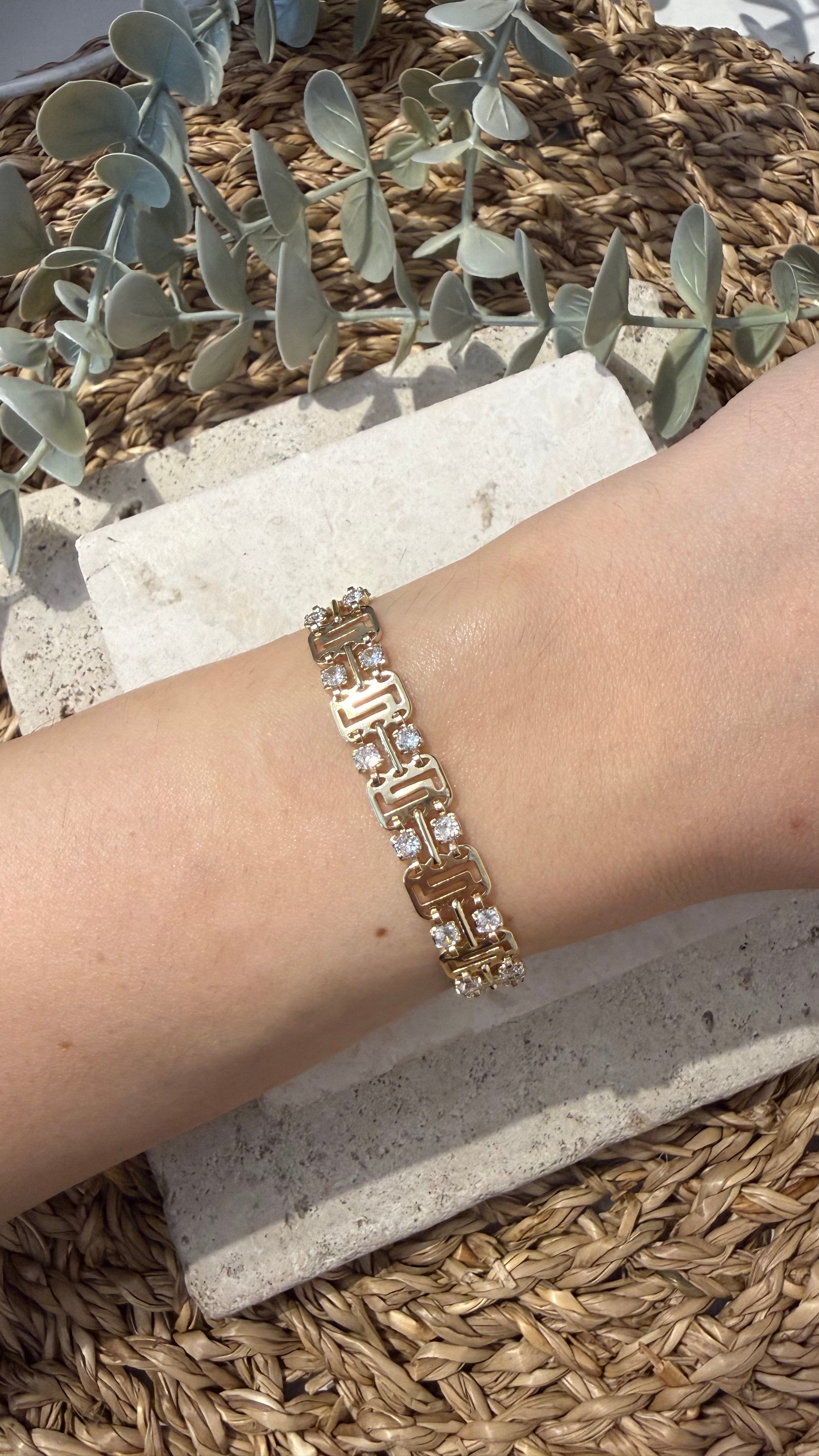 Xuping Özel Seri Gold Renk 14k Bileklik