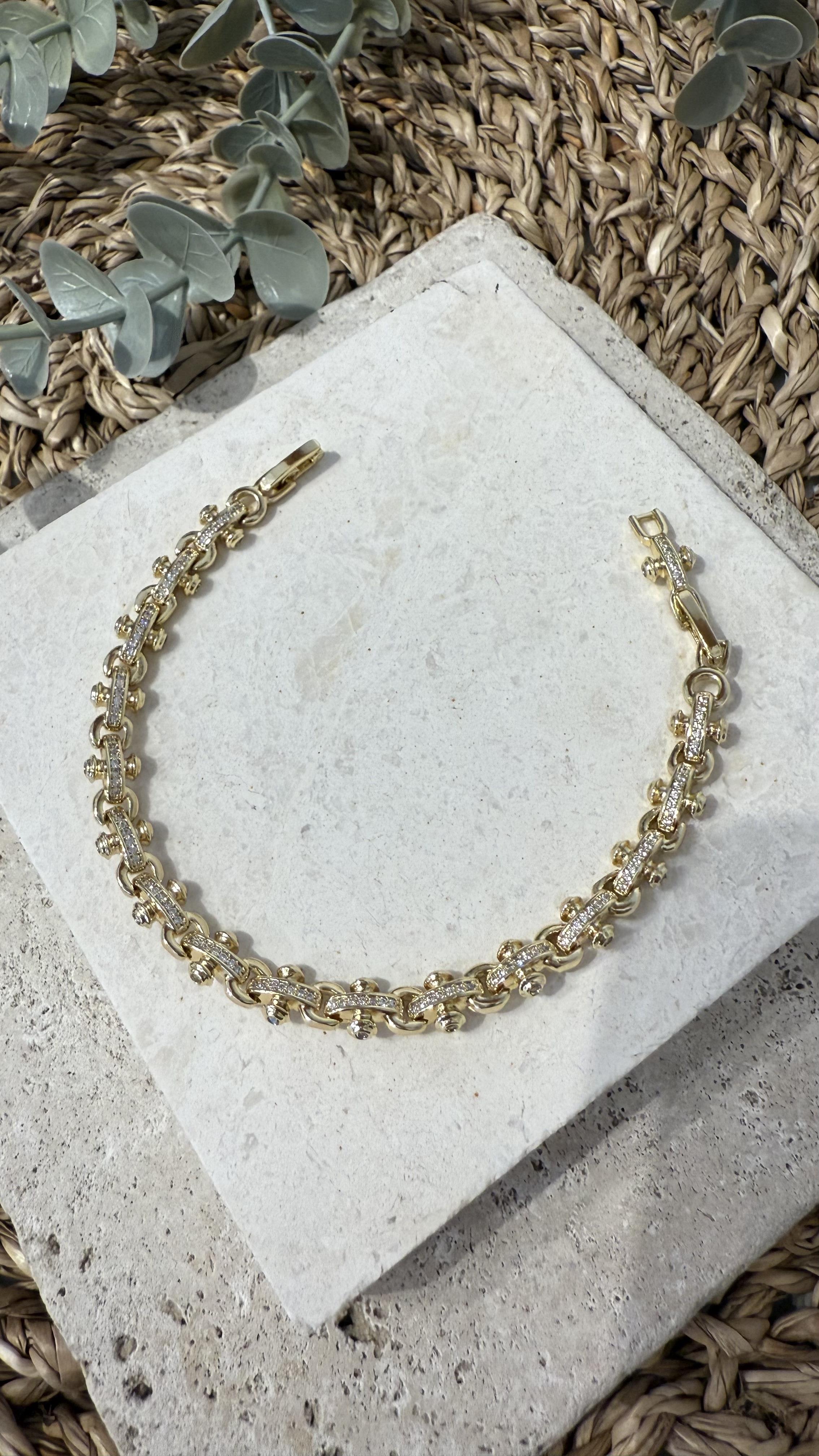 Xuping Özel Seri Gold Renk 14k Bileklik