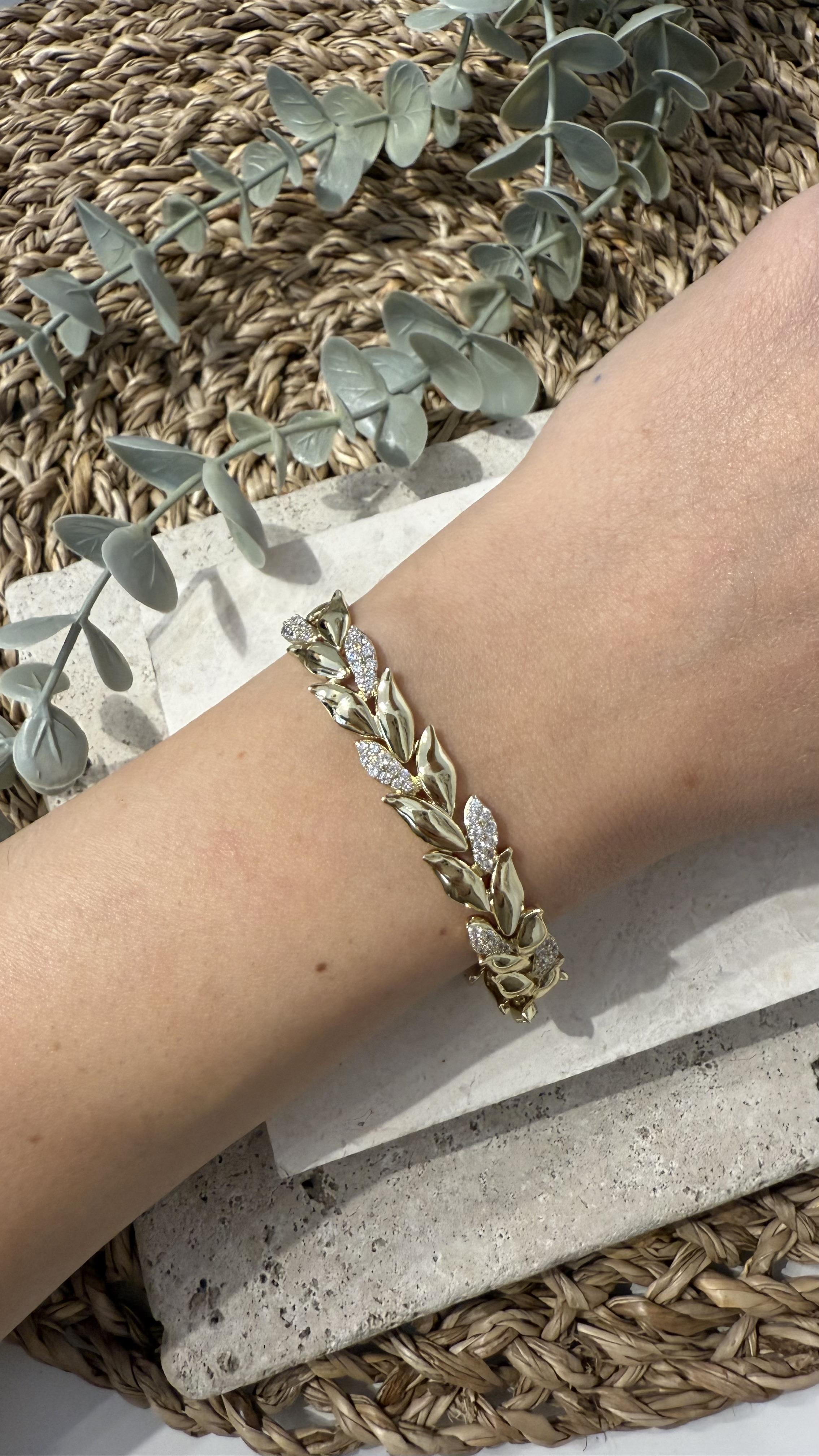 Xuping Özel Seri Gold Renk 14k Bileklik