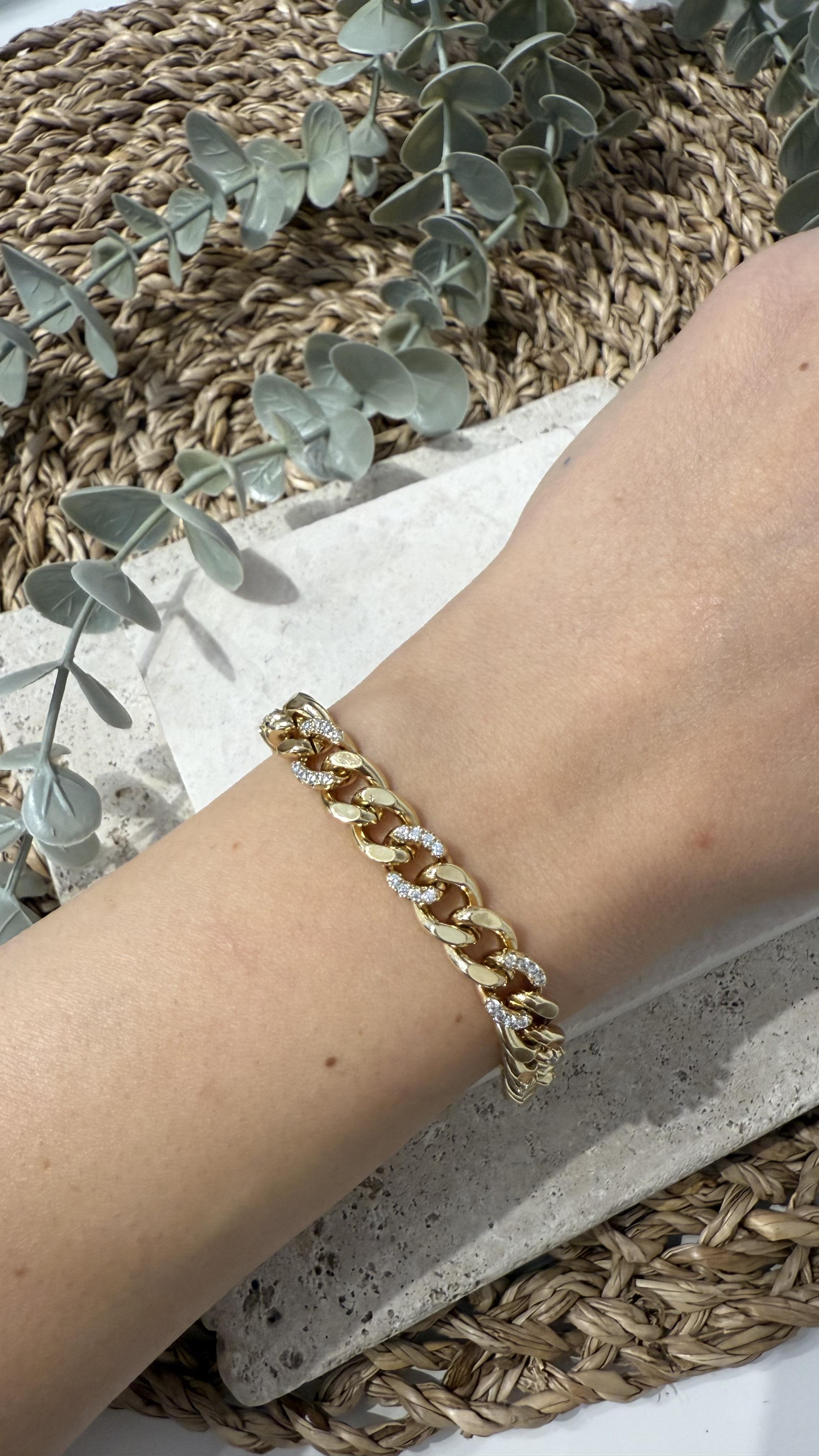 Xuping Özel Seri Gold Renk 14k Bileklik