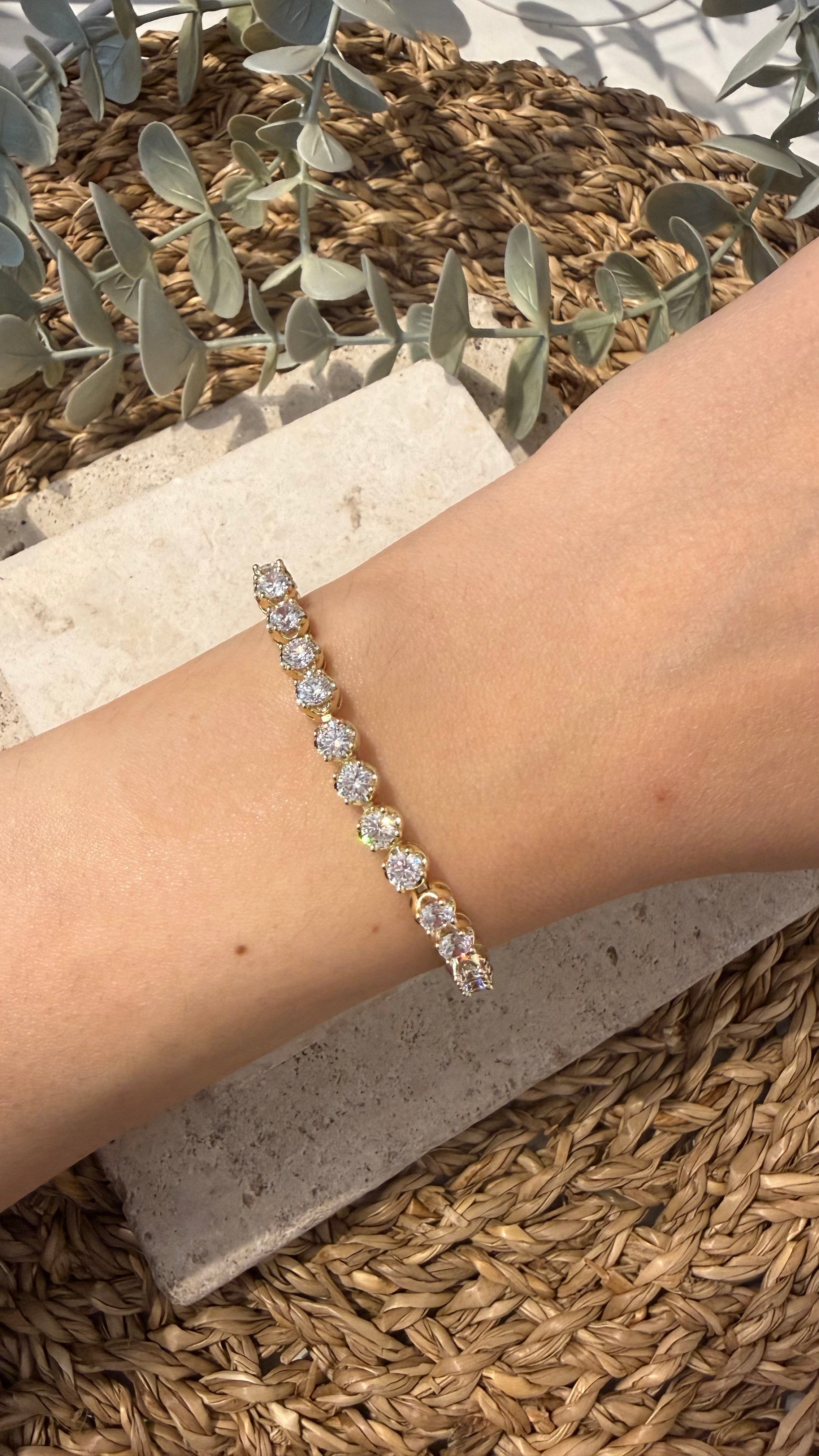 Xuping Özel Seri Gold Renk 14k Bileklik
