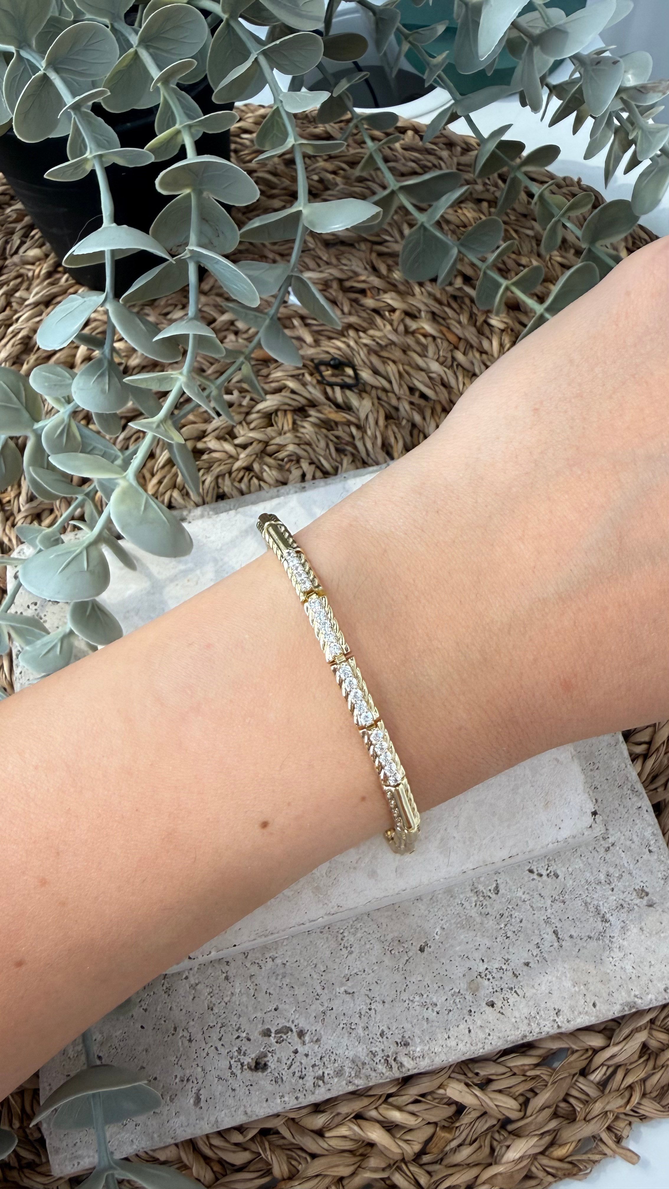 Xuping Özel Seri Gold Renk 14k Bileklik