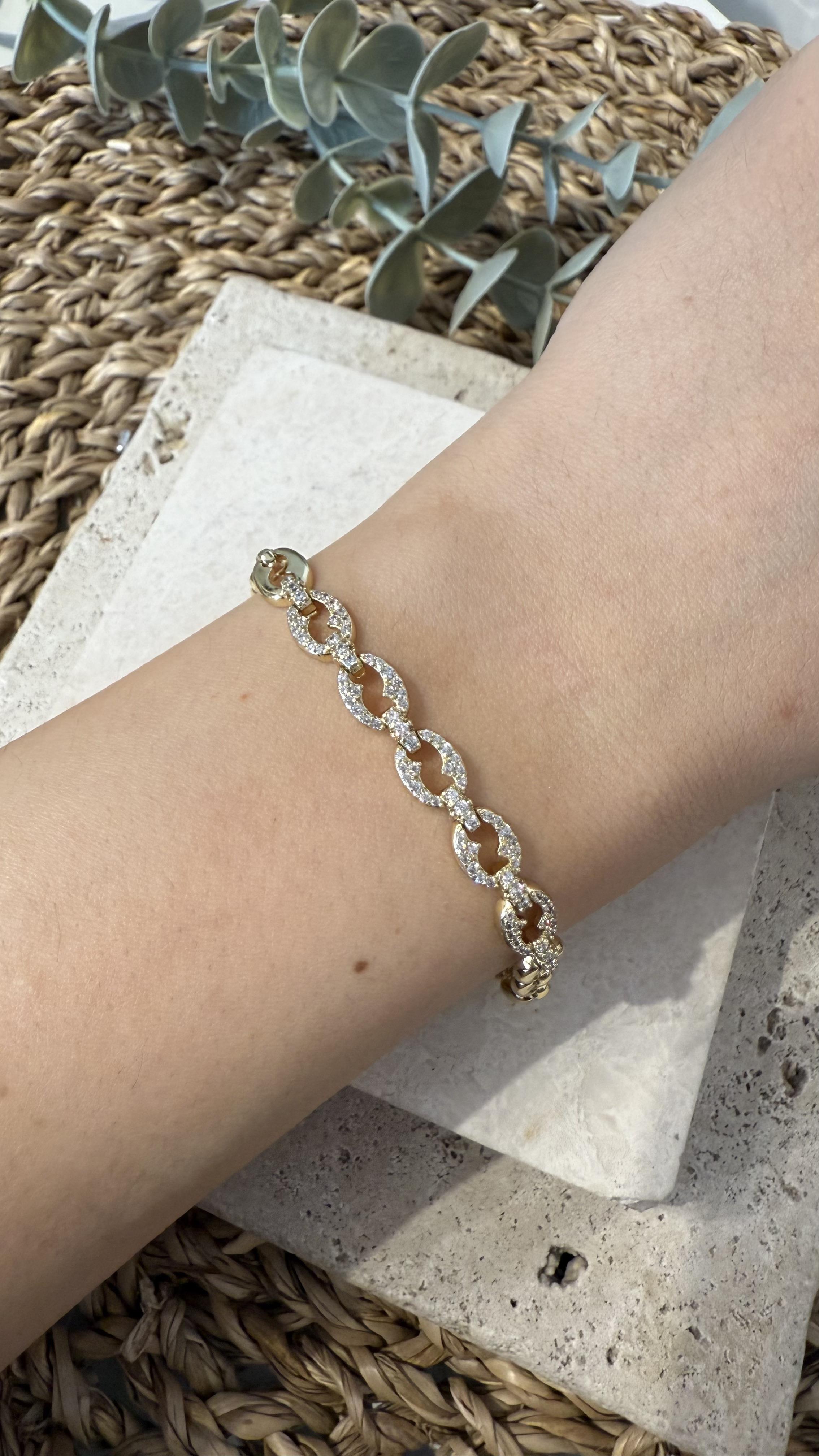 Xuping Özel Seri Gold Renk 14k Bileklik
