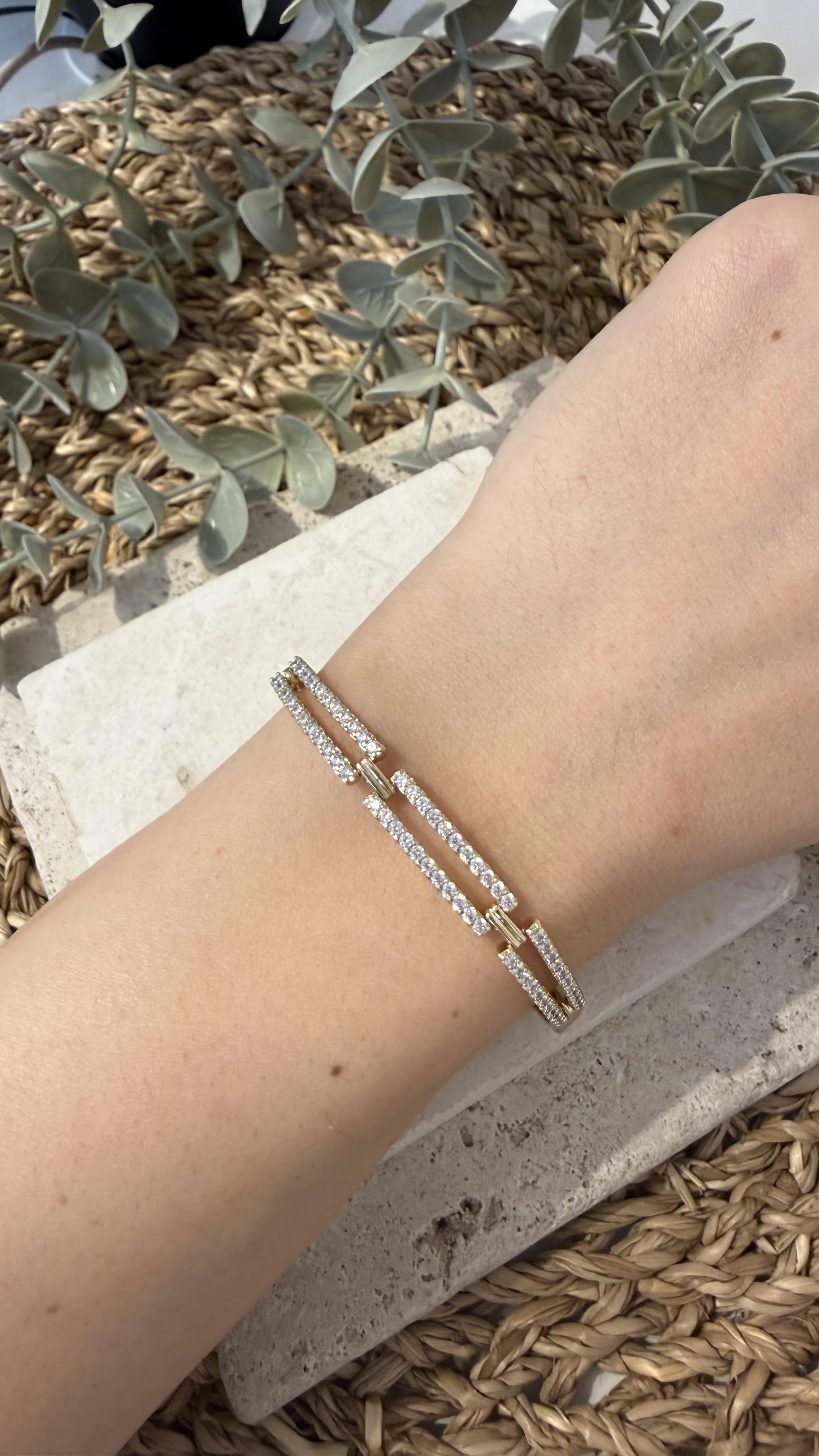 Xuping Özel Seri Gold Renk 14k Bileklik