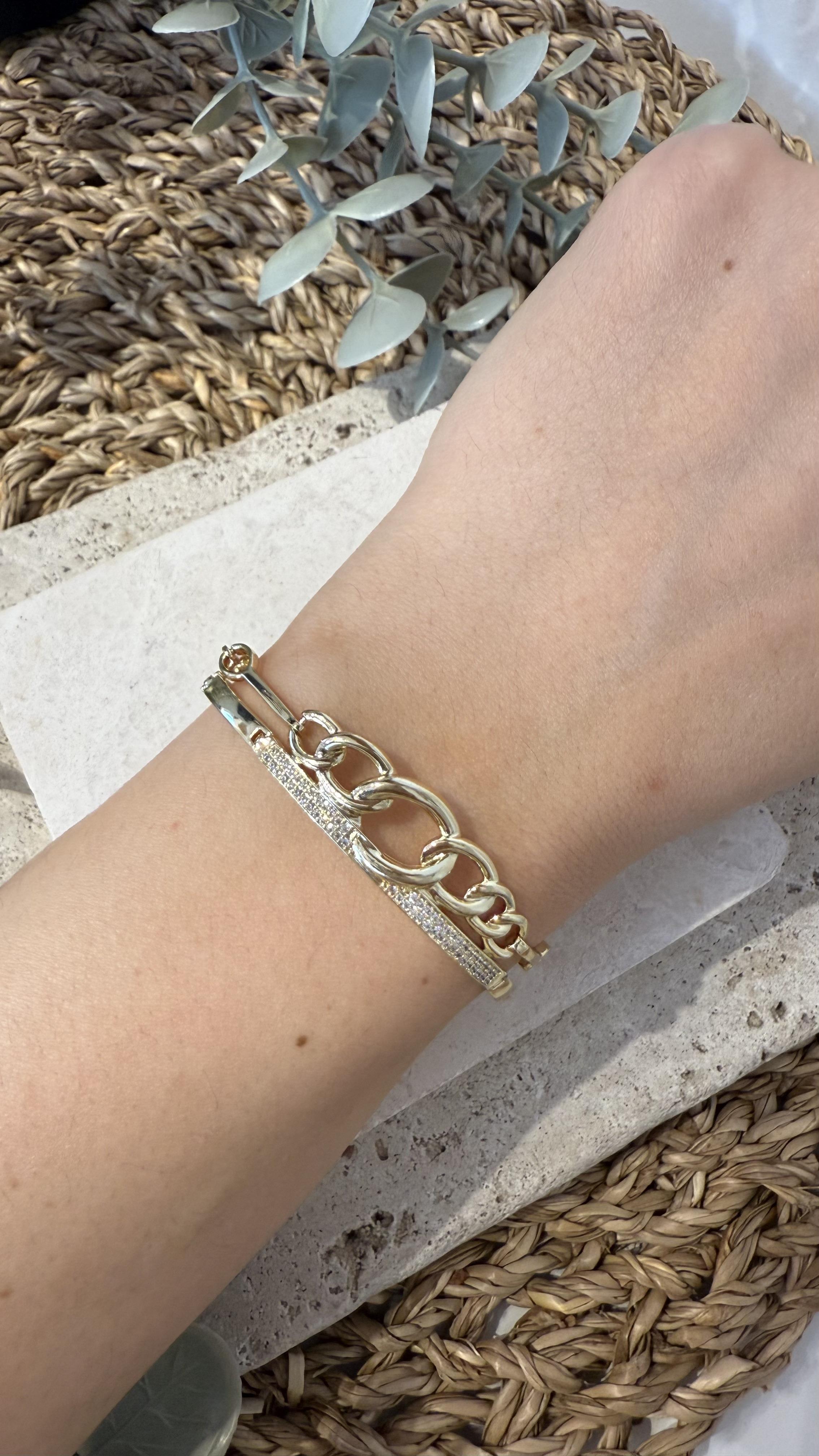 Xuping Özel Seri Gold Renk 14k Bileklik