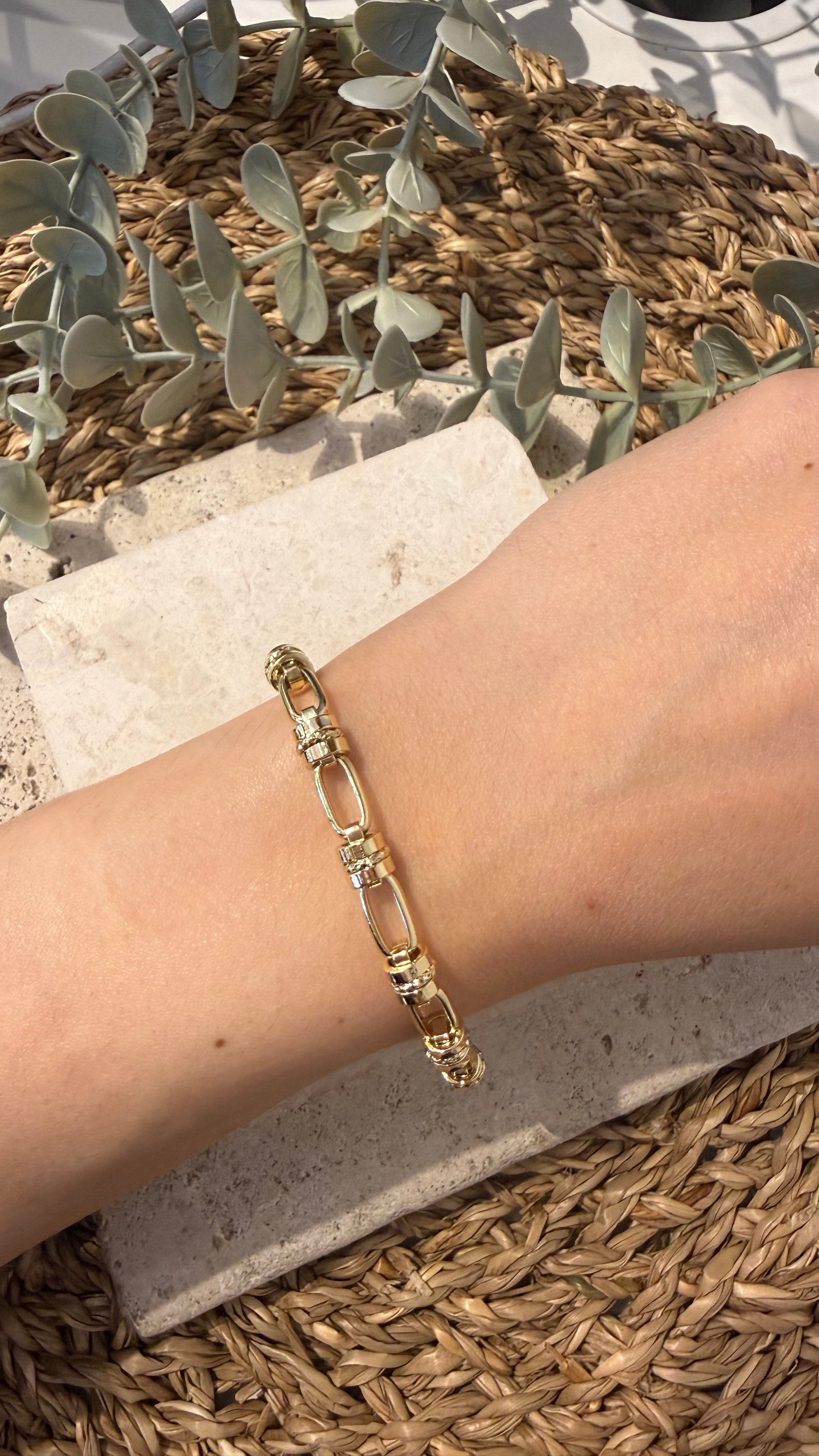 Xuping Özel Seri Gold Renk 14k Bileklik