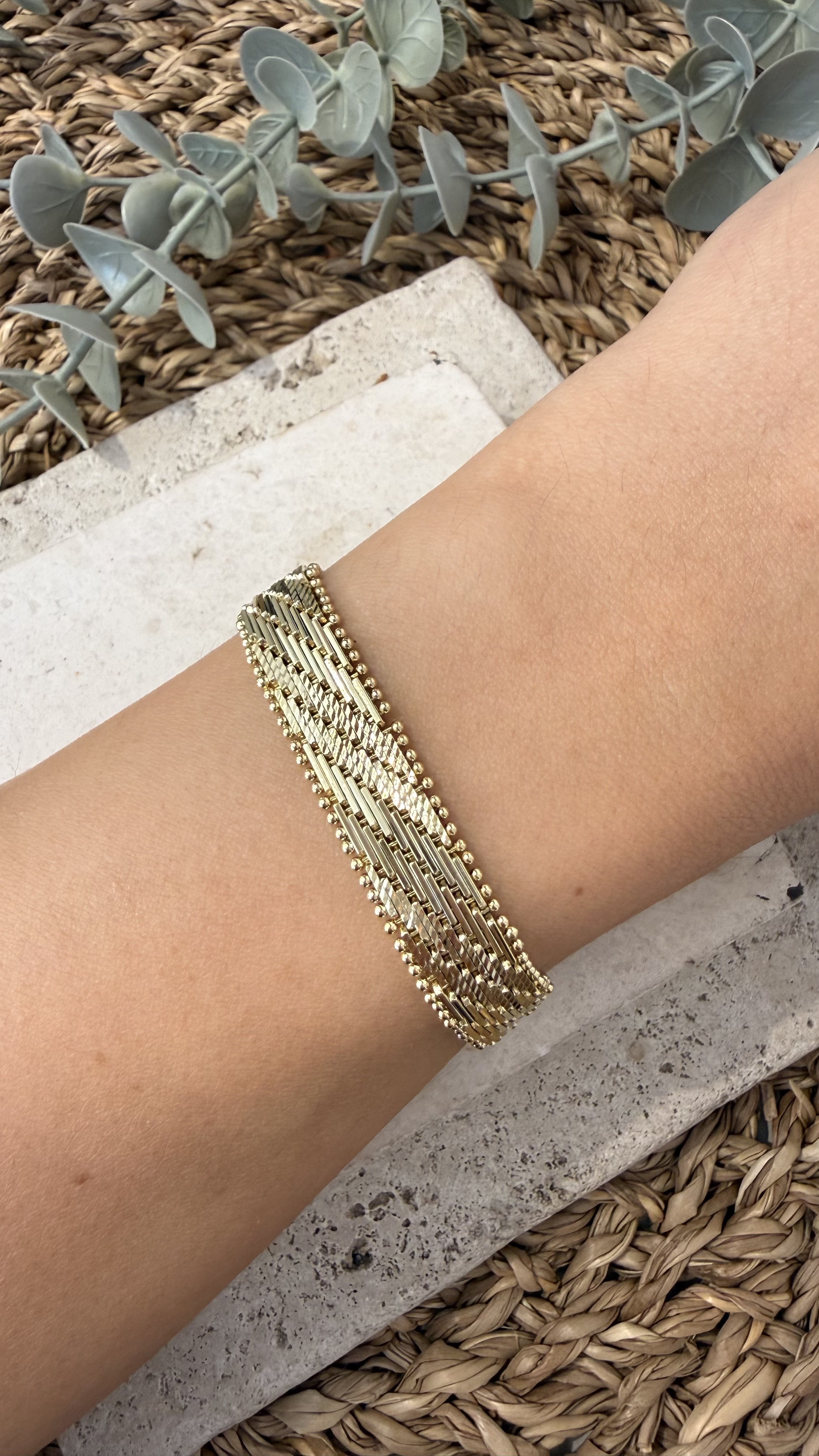 Xuping Özel Seri Gold Renk 14k Bileklik