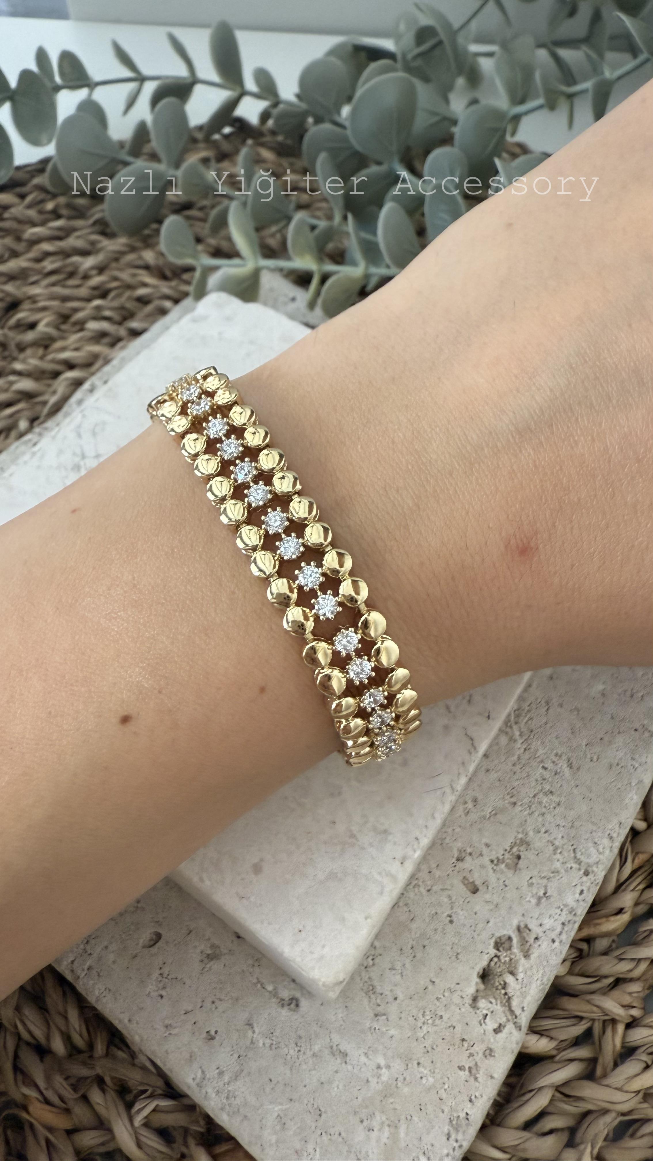 Xuping Özel Seri Gold Renk 14k Bileklik
