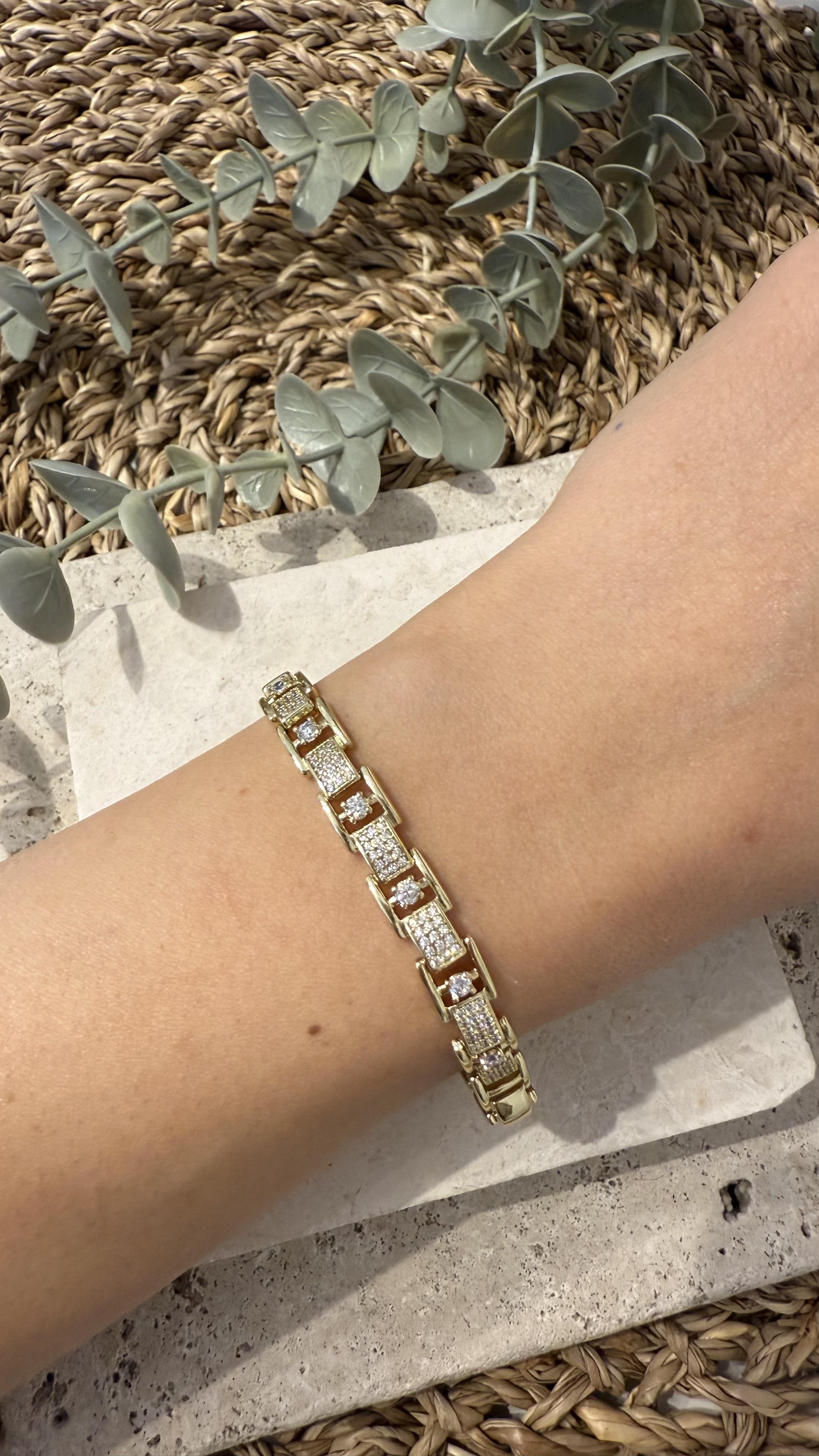 Xuping Özel Seri Gold Renk 14k Bileklik