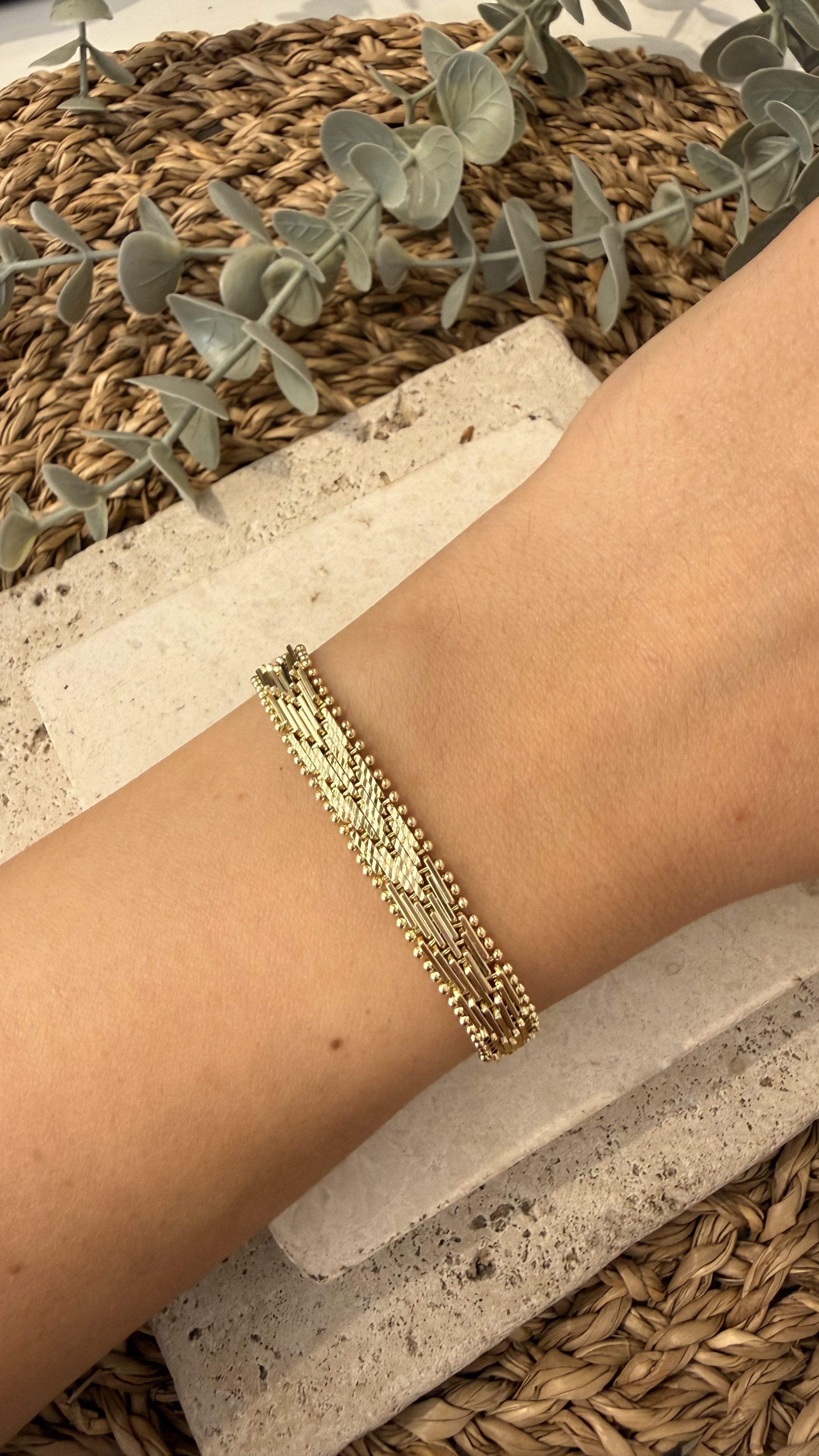 Xuping Özel Seri Gold Renk 14k Bileklik