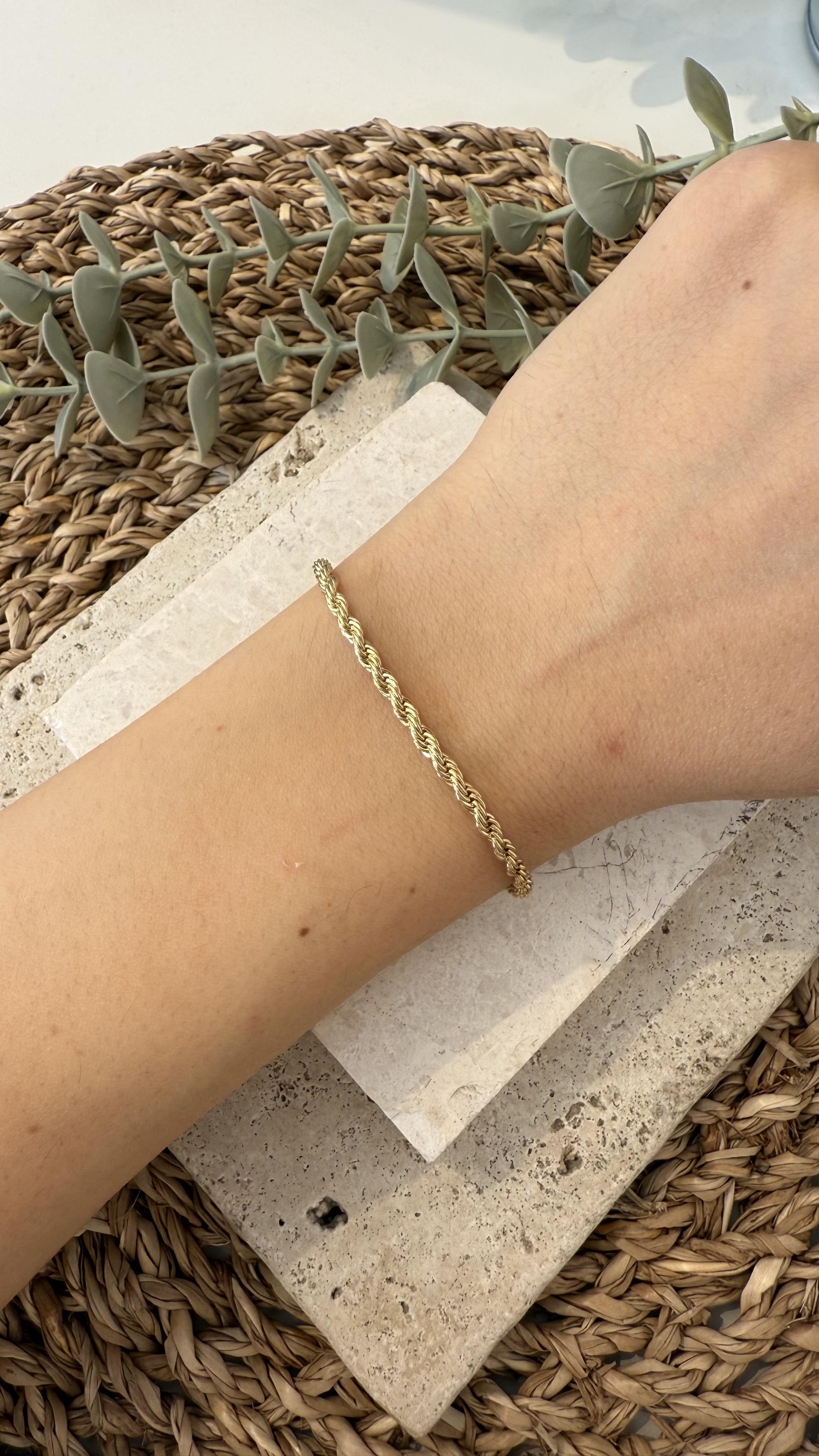 Xuping Özel Seri Gold Renk 14k Bileklik