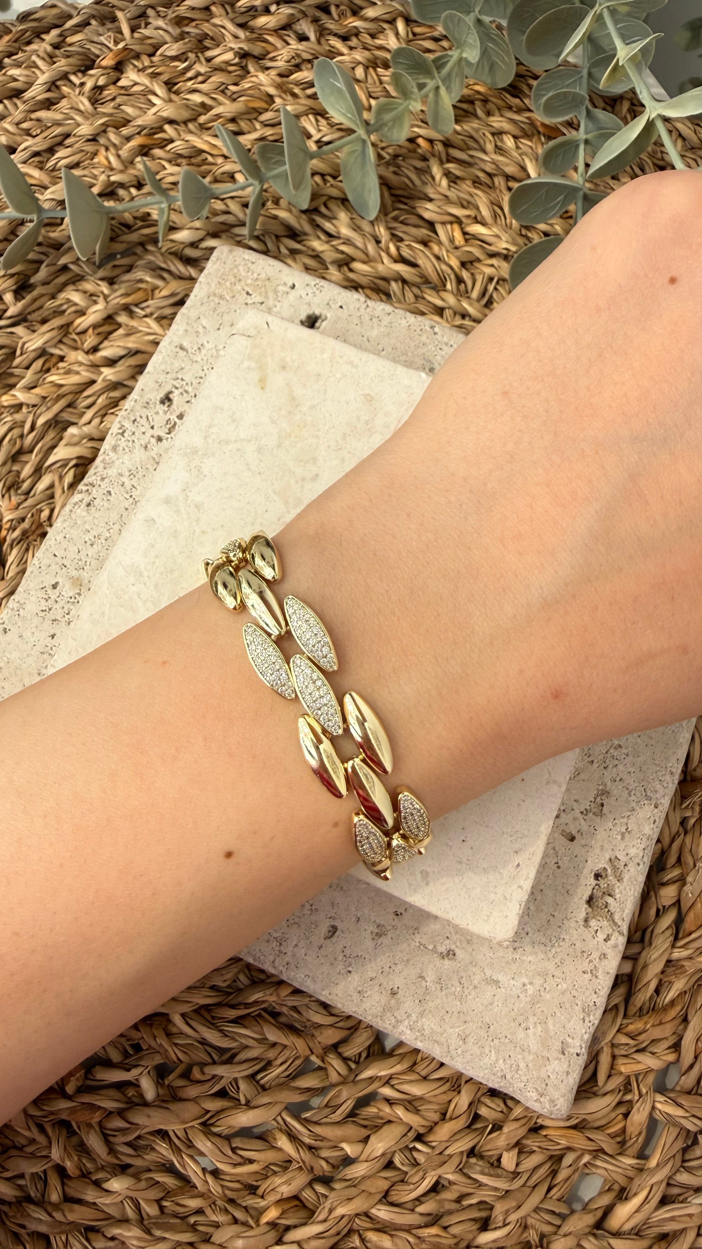 Xuping Özel Seri Gold Renk 14k Bileklik