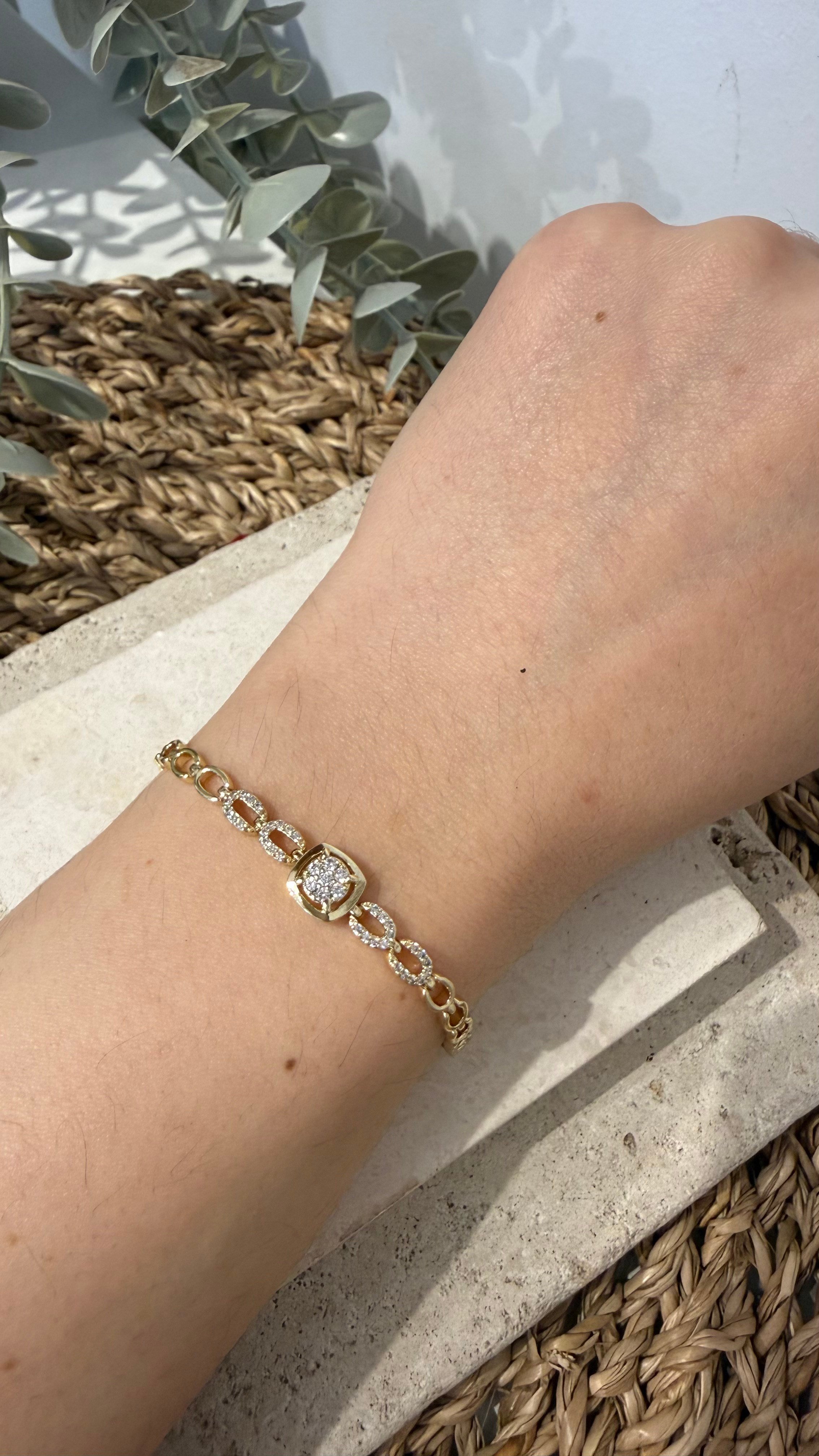 Xuping Özel Seri Gold Renk 14k Bileklik