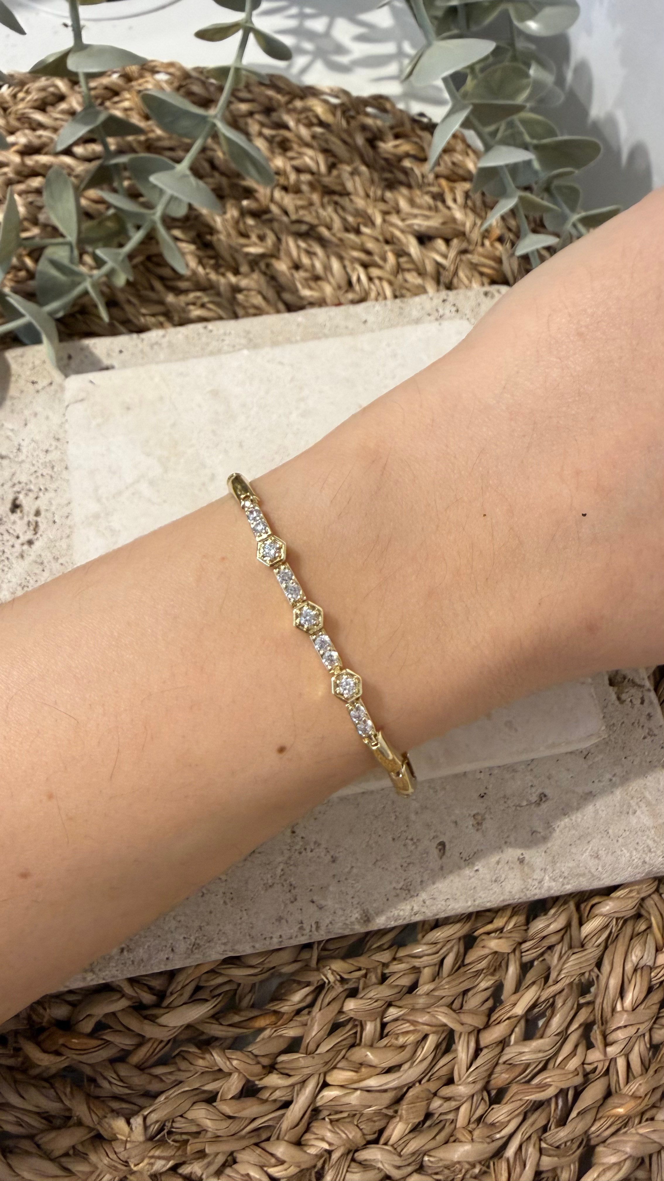 Xuping Özel Seri Gold Renk 14k Bileklik
