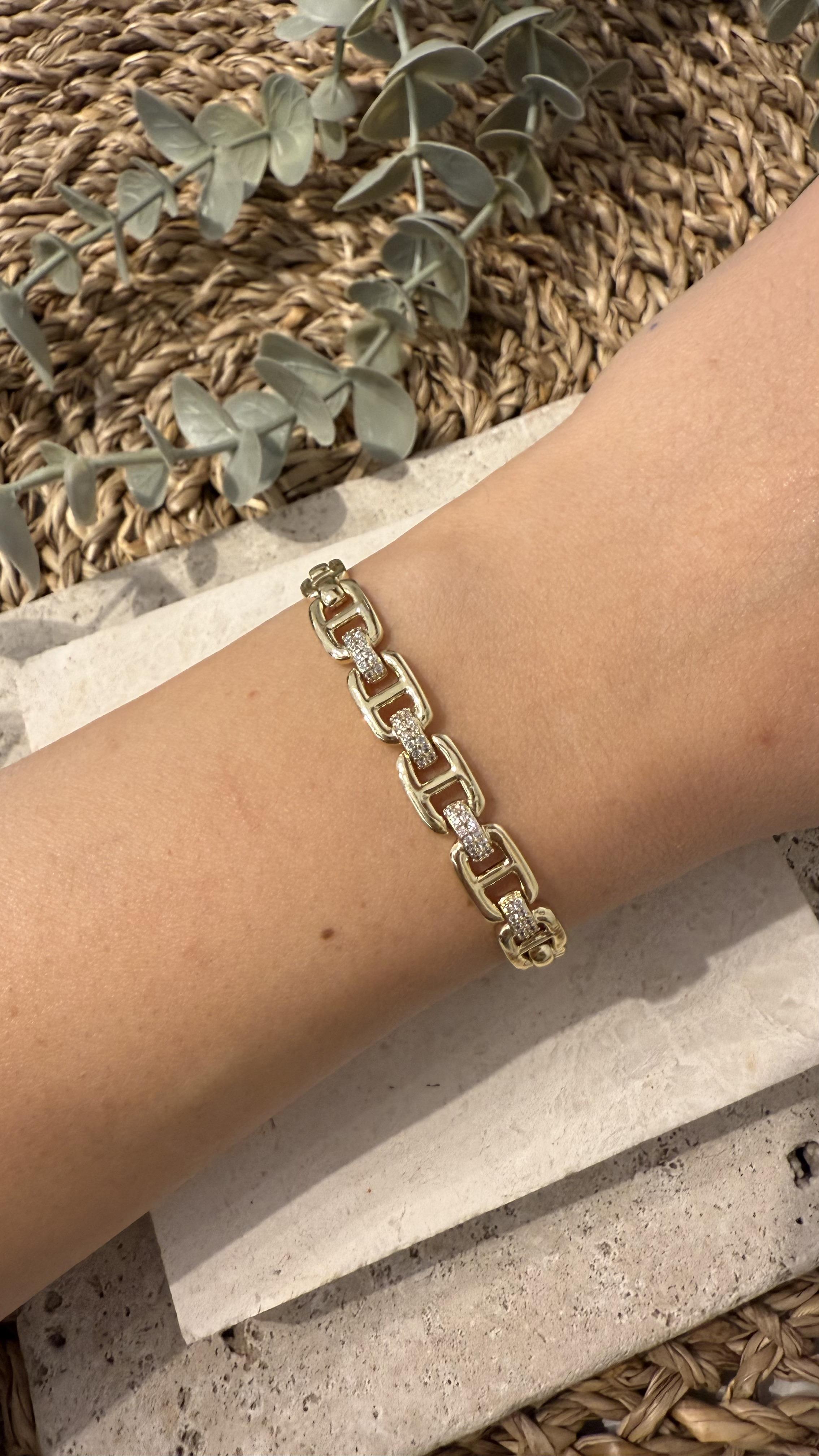 Xuping Özel Seri Gold Renk 14k Bileklik