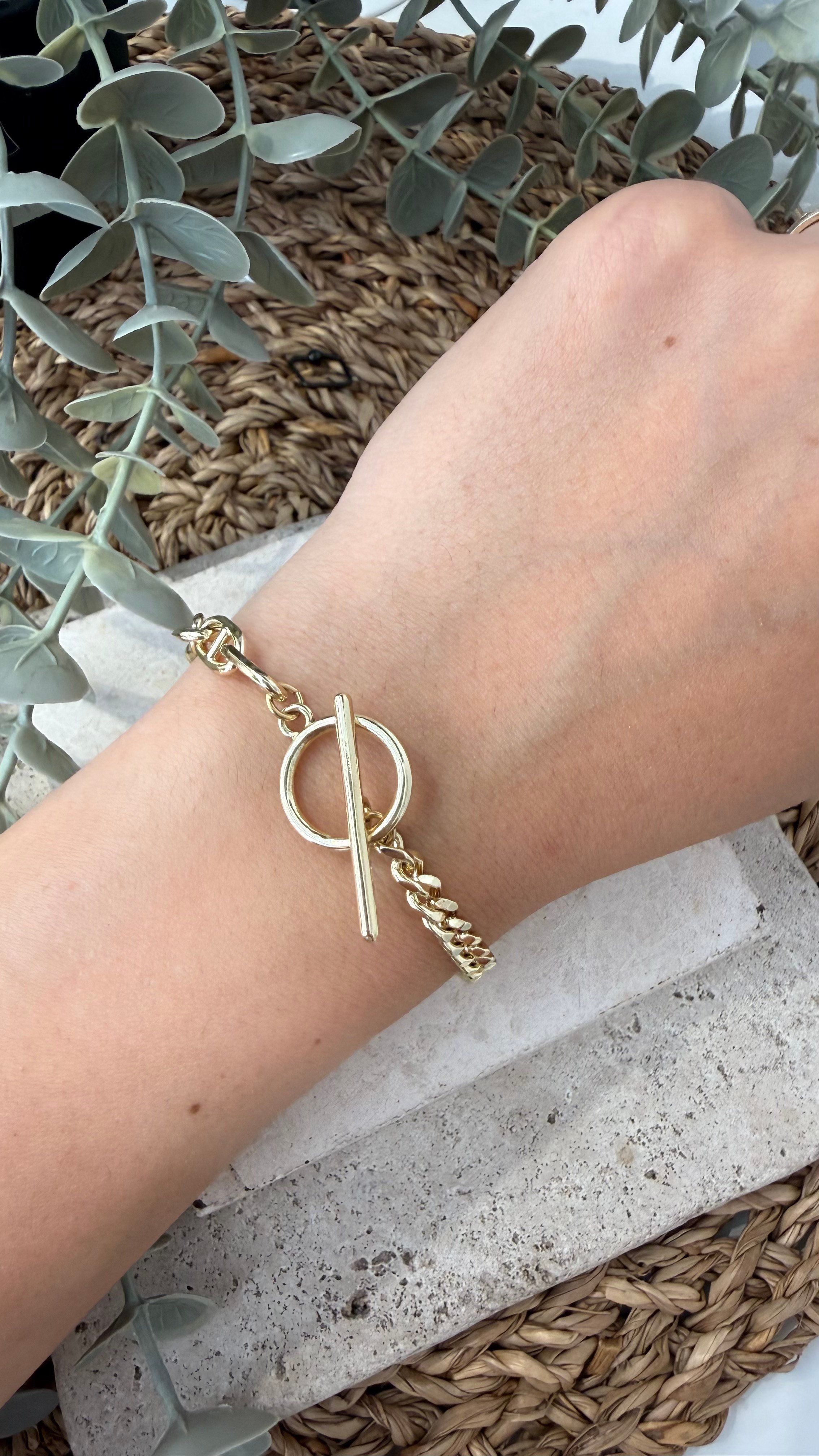 Xuping Özel Seri Gold Renk 14k Bileklik