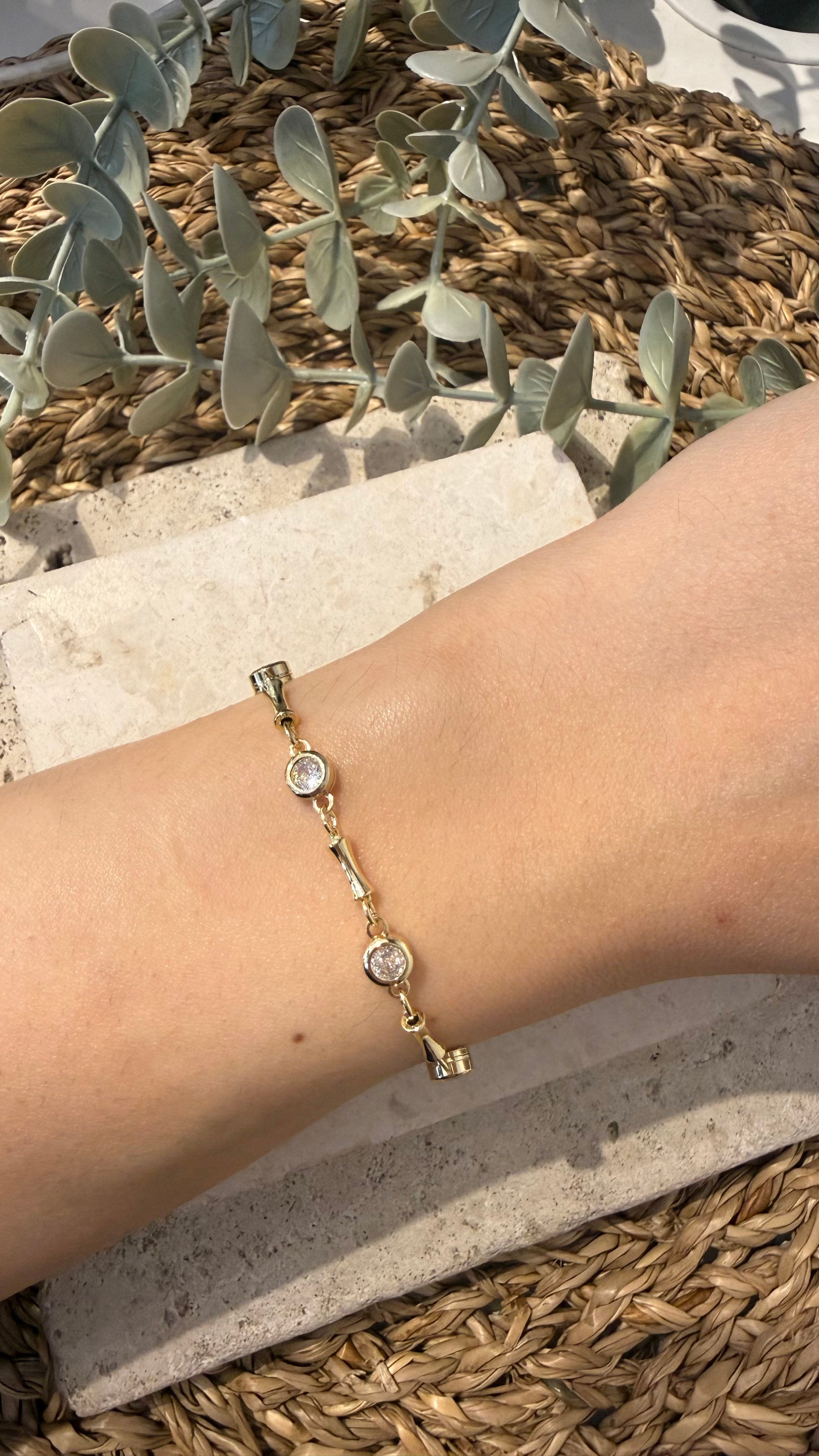 Xuping Özel Seri Gold Renk 14k Bileklik
