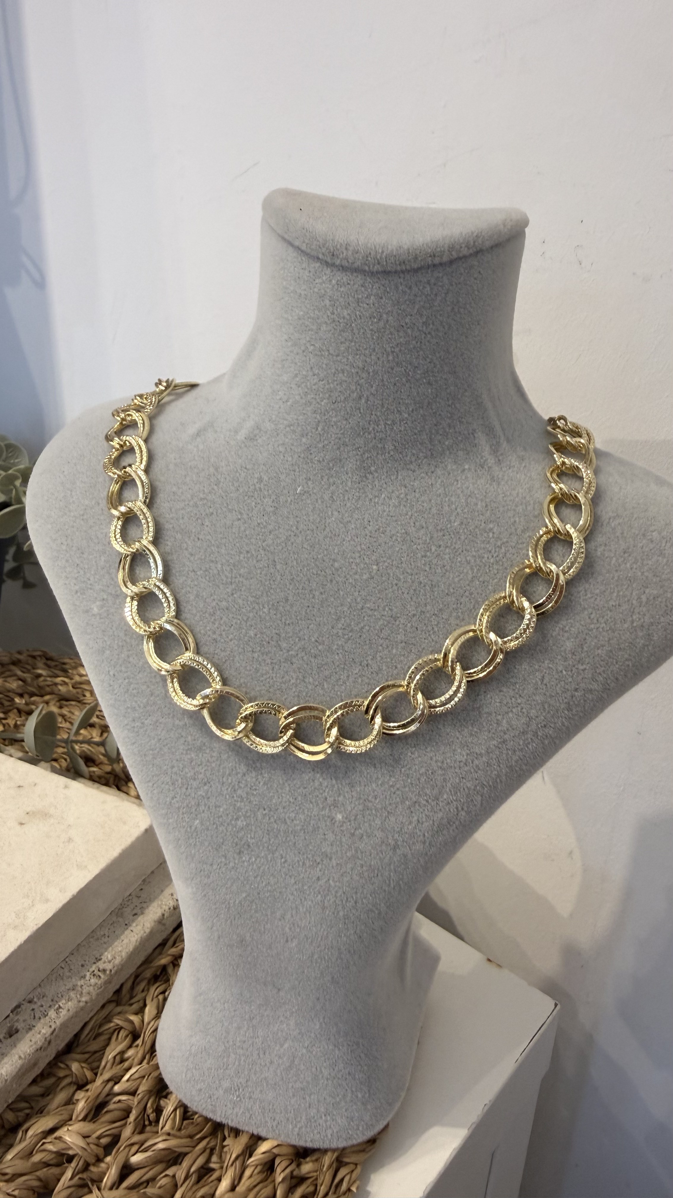 Xuping Özel Seri Gold Renk 14k Kolye 45cm