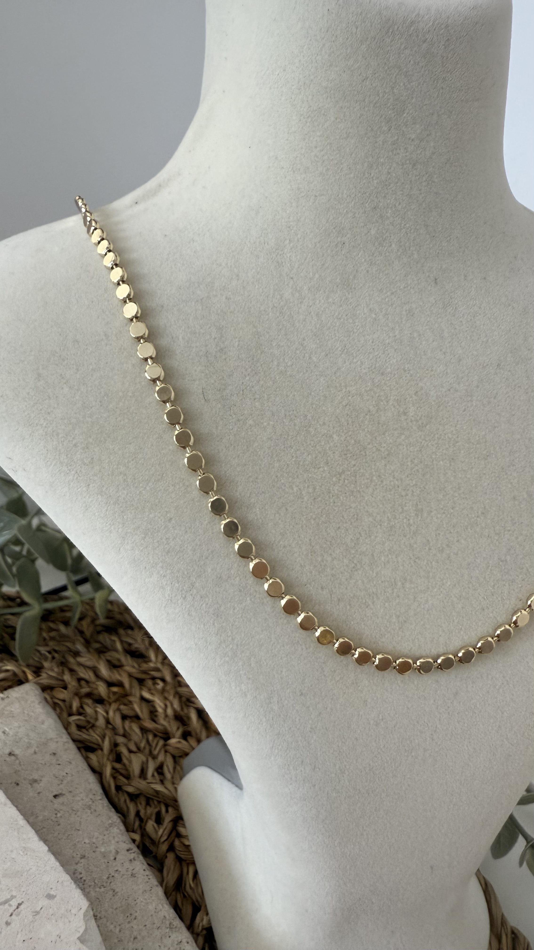 Xuping Özel Seri Gold Renk 14k Kolye 45cm