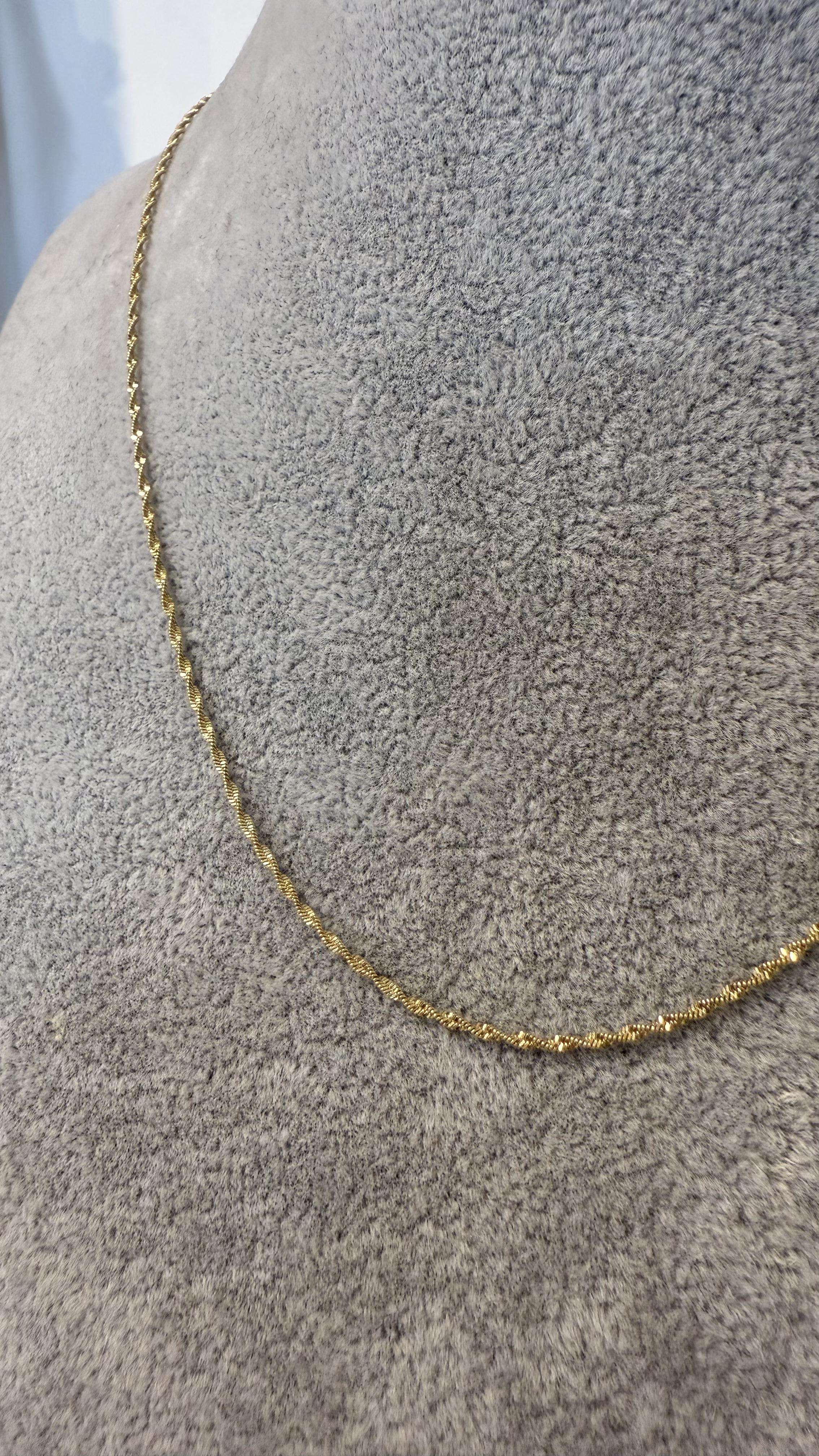 Xuping Özel Seri Gold Renk 14k Kolye 45cm
