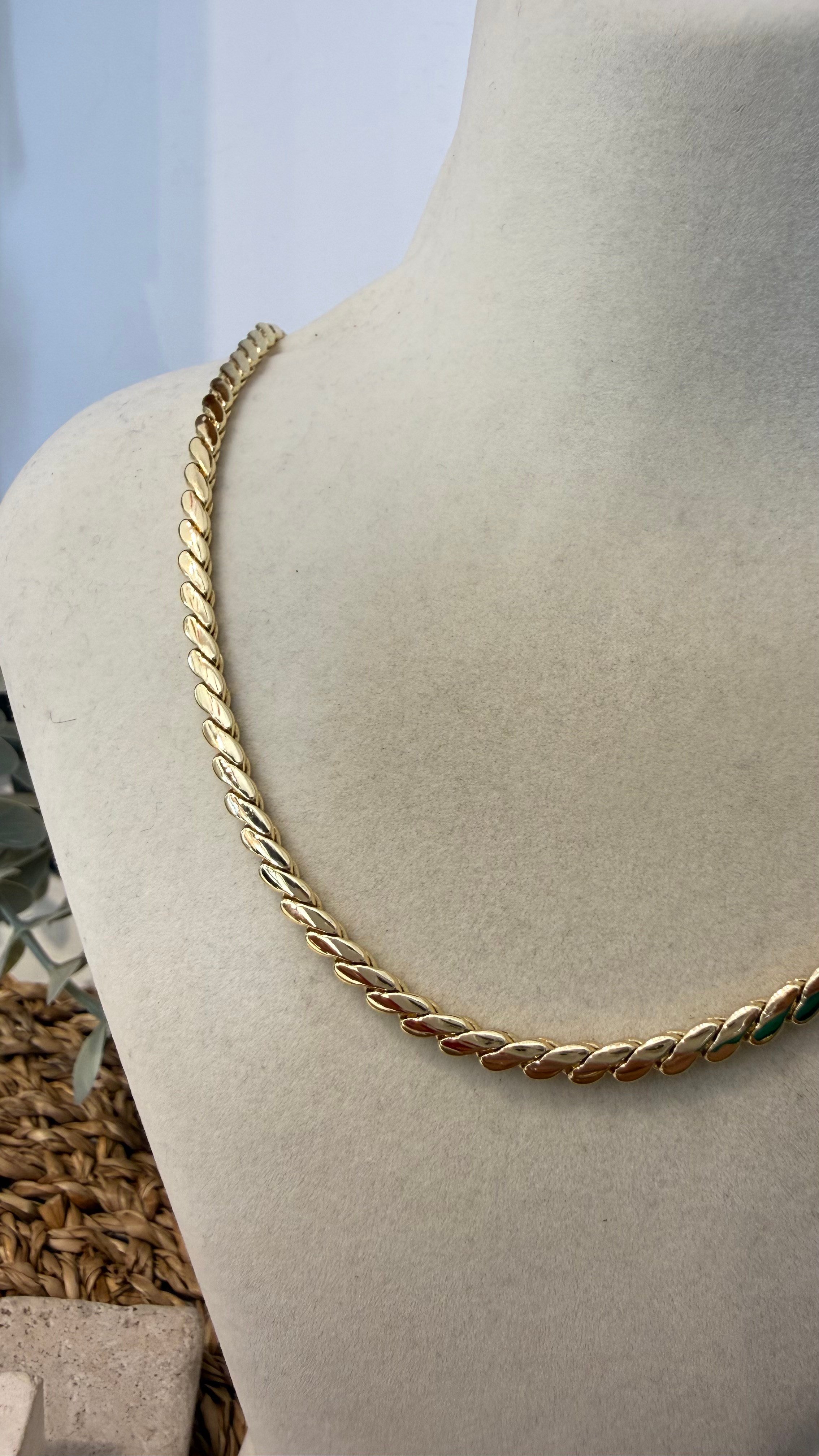 Xuping Özel Seri Gold Renk 14k Kolye 45cm