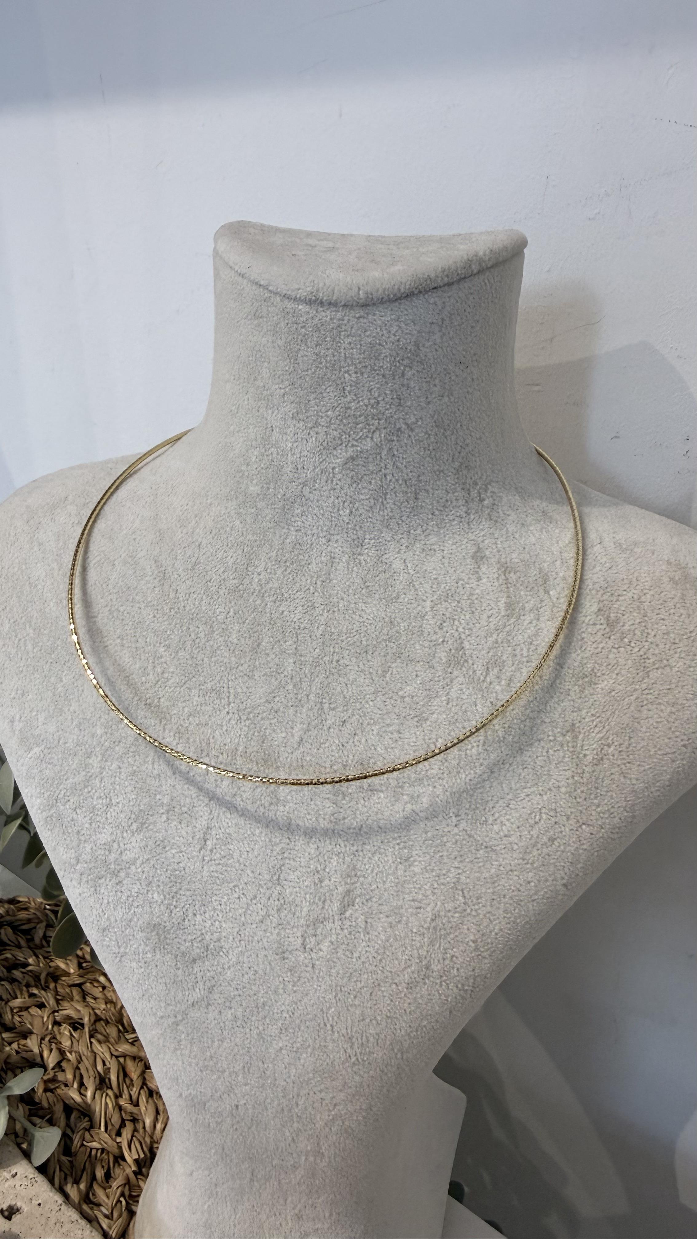 Xuping Özel Seri Gold Renk 14k Kolye 40cm