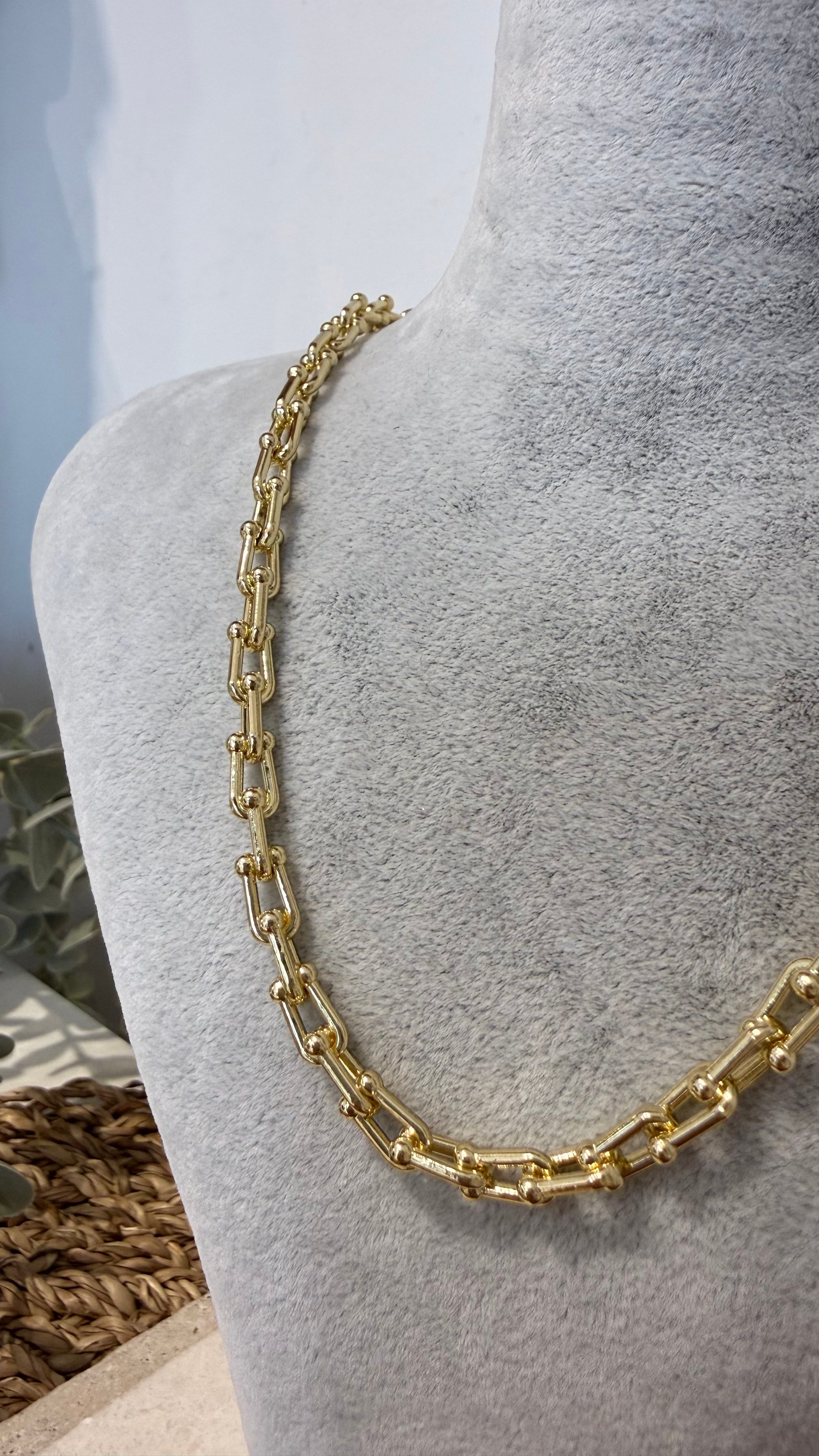 Xuping Özel Seri Gold Renk 14k Kolye 45+5cm