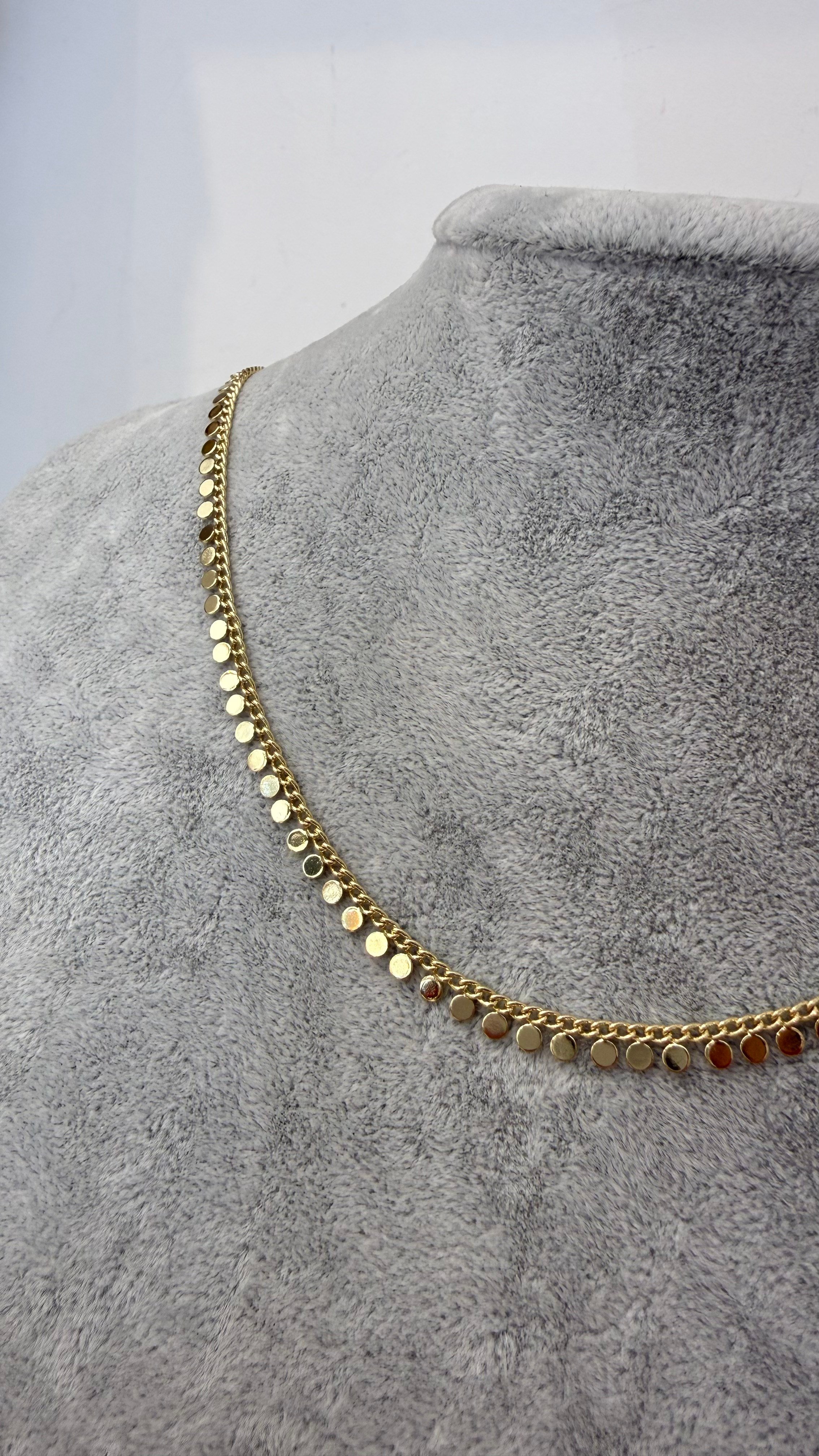 Xuping Özel Seri Gold Renk 14k Kolye 45+7cm 